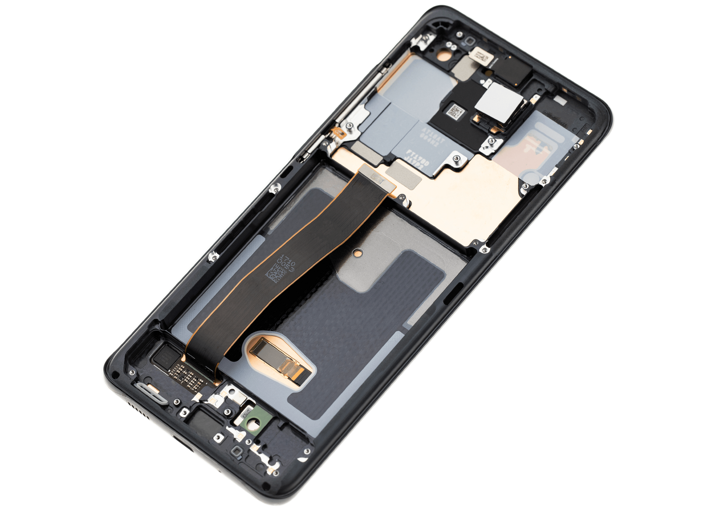 OLED Assembly With Frame For Samsung Galaxy S20 Ultra 5G (Aftermarket Plus) (Cosmic Black)