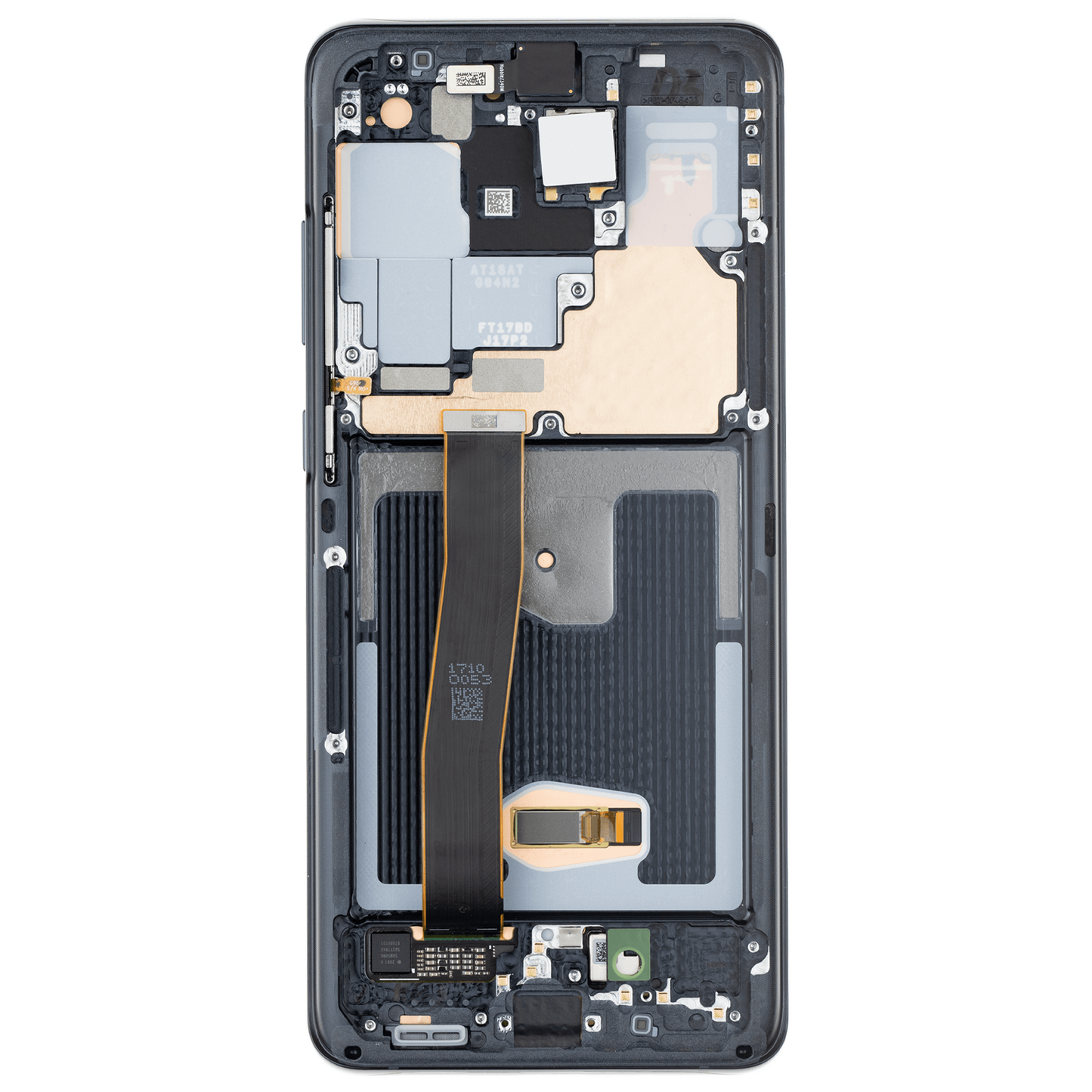 OLED Assembly With Frame For Samsung Galaxy S20 Ultra 5G (Aftermarket Plus) (Cosmic Black)