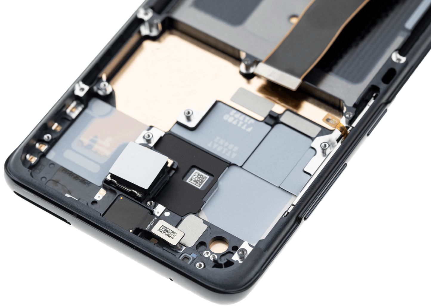 OLED Assembly With Frame For Samsung Galaxy S20 Ultra 5G (Aftermarket Plus) (Cosmic Black)