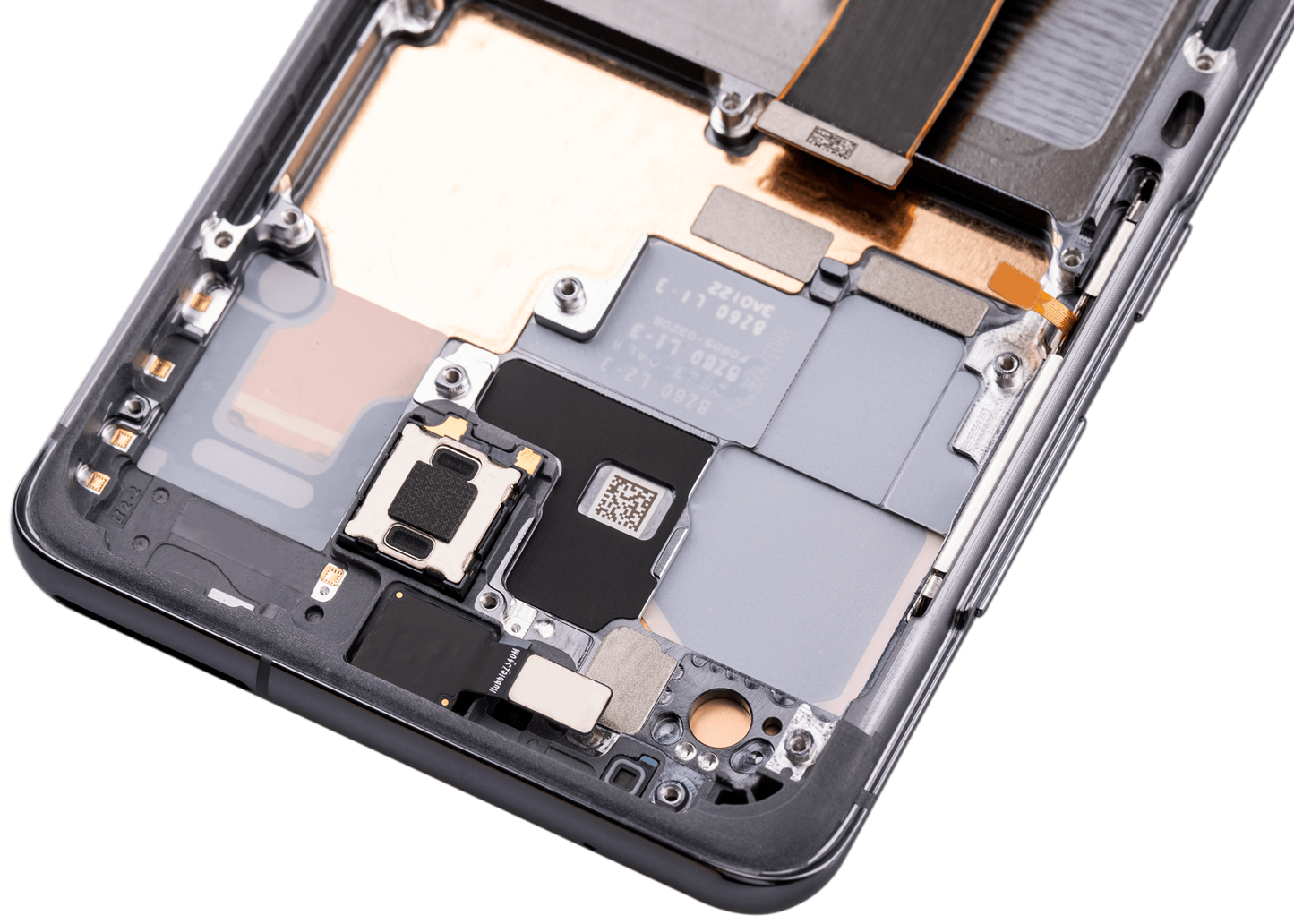 OLED Assembly With Frame For Samsung Galaxy S20 Ultra 5G (Aftermarket Plus) (Cosmic Gray)