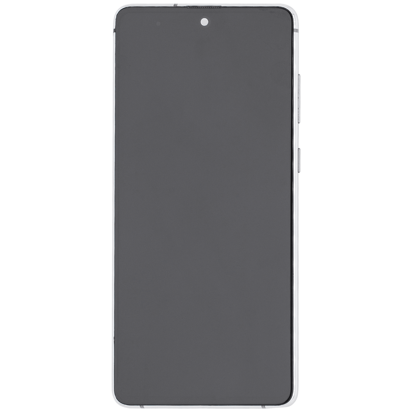 OLED Assembly With Frame For Samsung Galaxy Note 10 Lite (Aftermarket Plus) (Aura Glow / Silver)