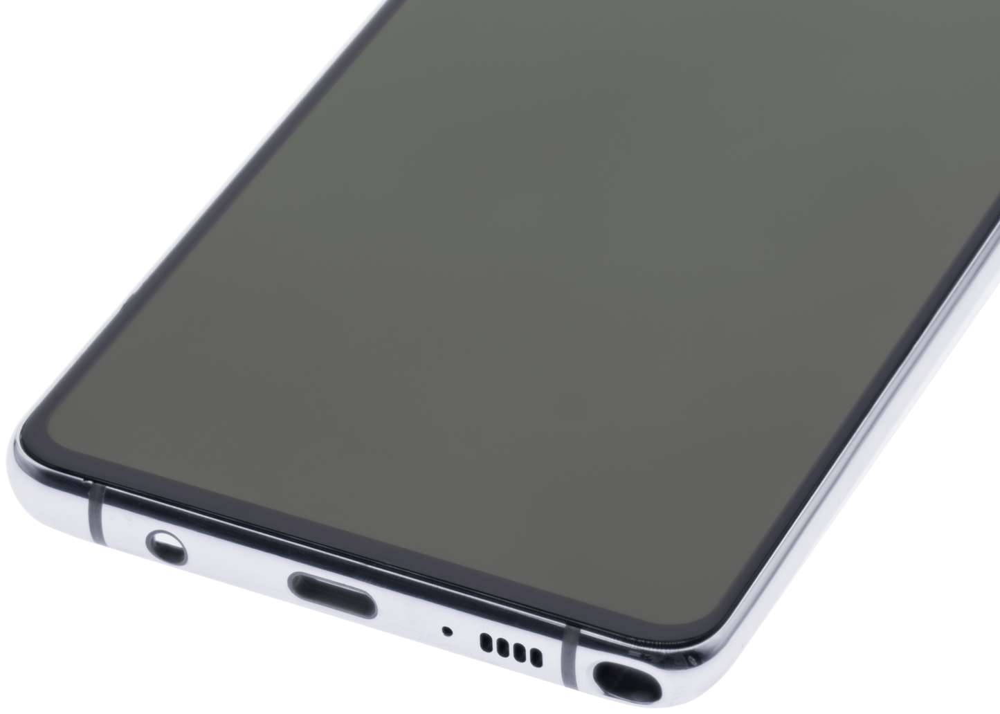 OLED Assembly With Frame For Samsung Galaxy Note 10 Lite (Aftermarket Plus) (Aura Glow / Silver)