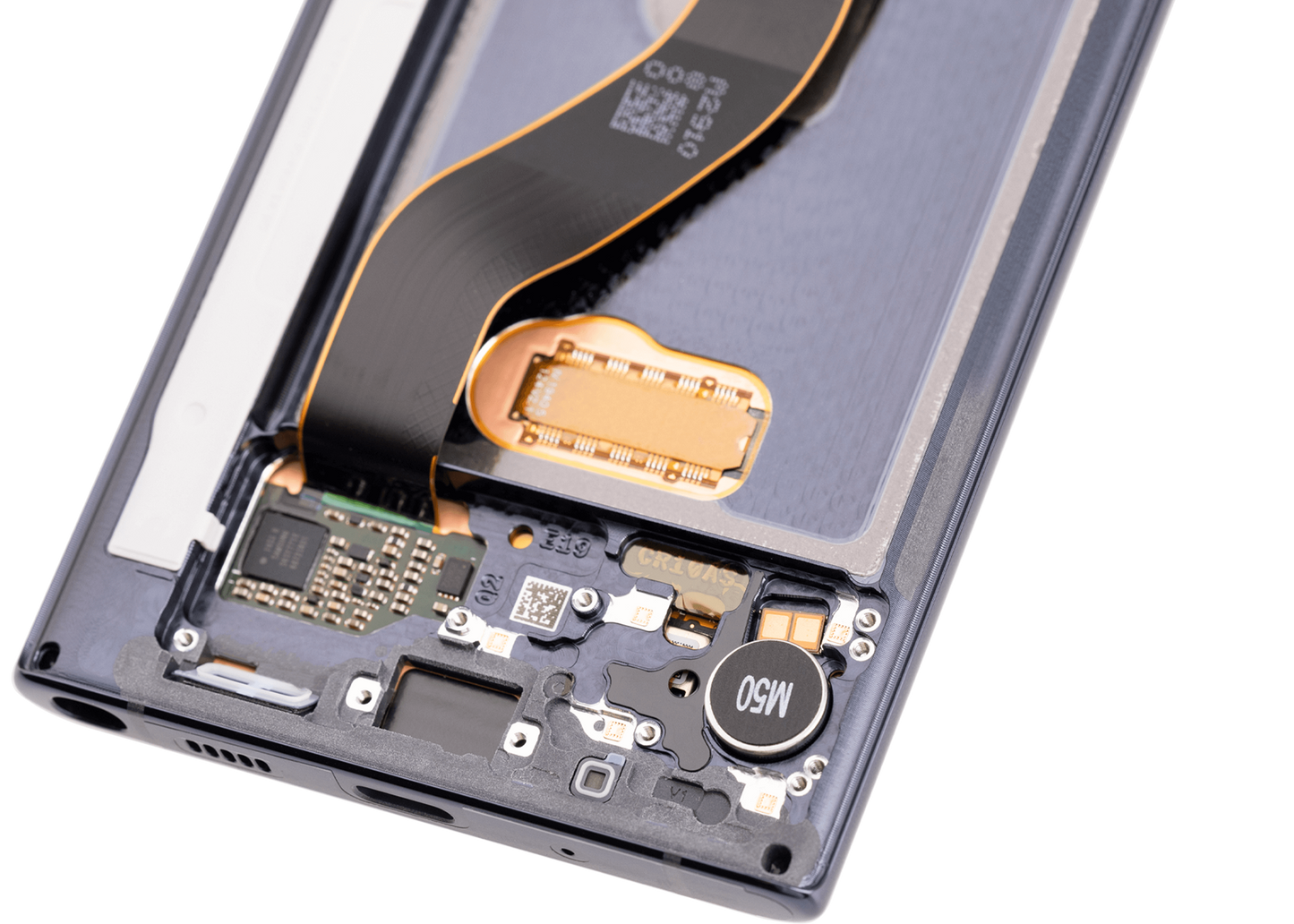 OLED Assembly With Frame For Samsung Galaxy Note 10 (Aftermarket Plus) (Aura Black)