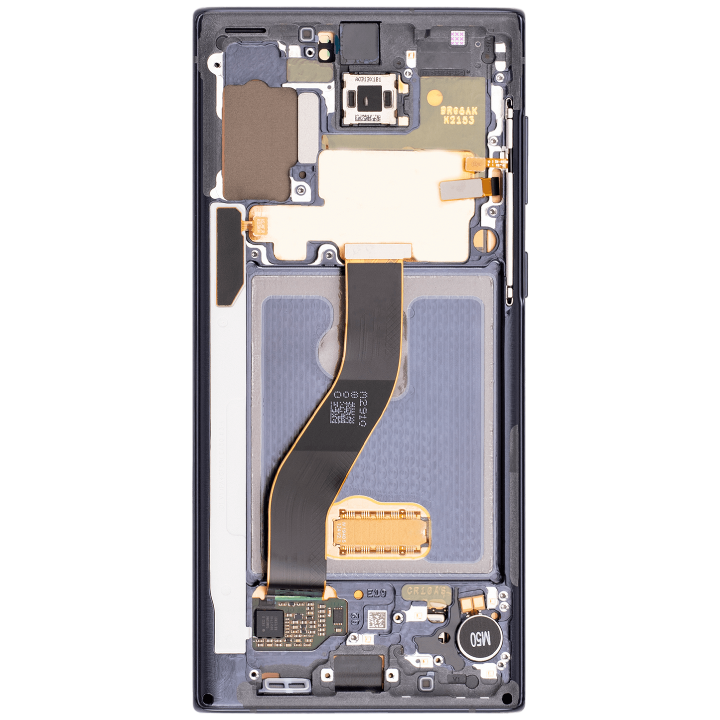 OLED Assembly With Frame For Samsung Galaxy Note 10 (Aftermarket Plus) (Aura Black)