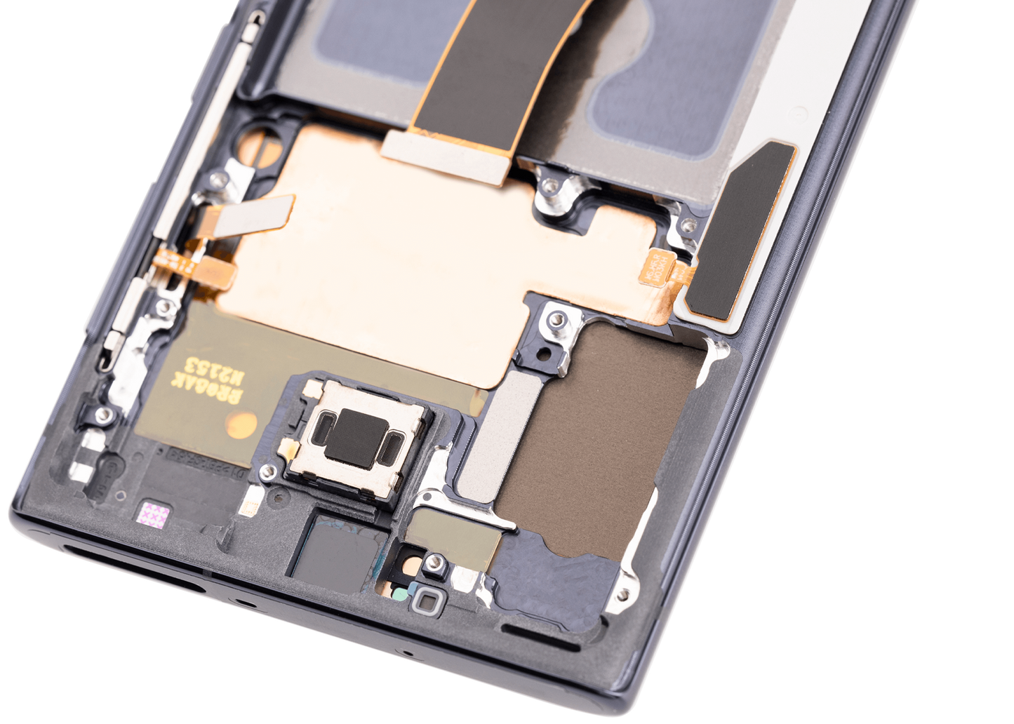 OLED Assembly With Frame For Samsung Galaxy Note 10 (Aftermarket Plus) (Aura Black)