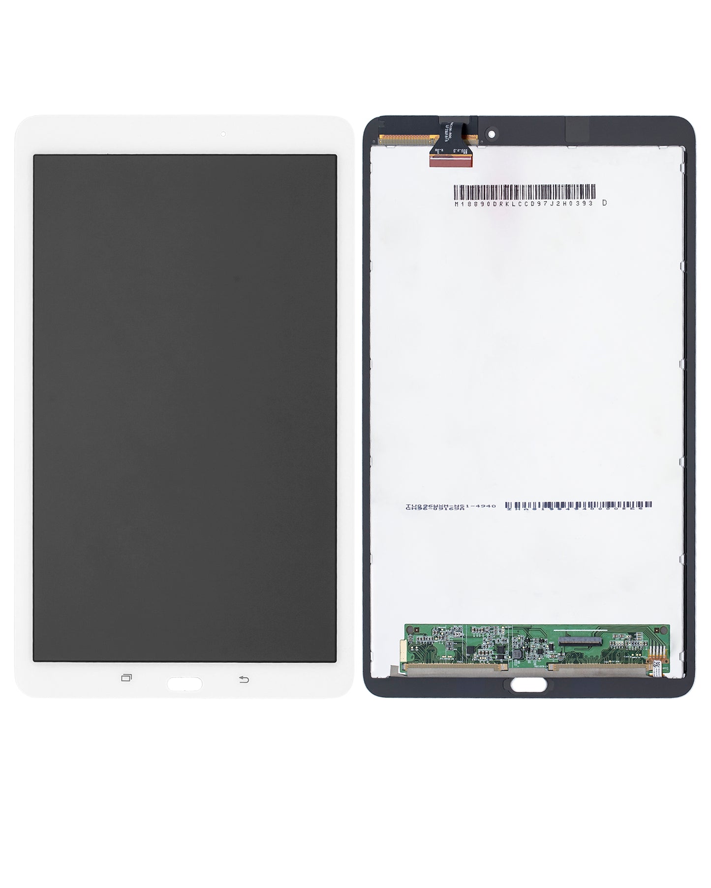 LCD Assembly Without Frame For Samsung Galaxy Tab E 9.6" (T560 / T561 / T567) (2015) (Refurbished) (White) Samsung Galaxy Tab replacement part image 7