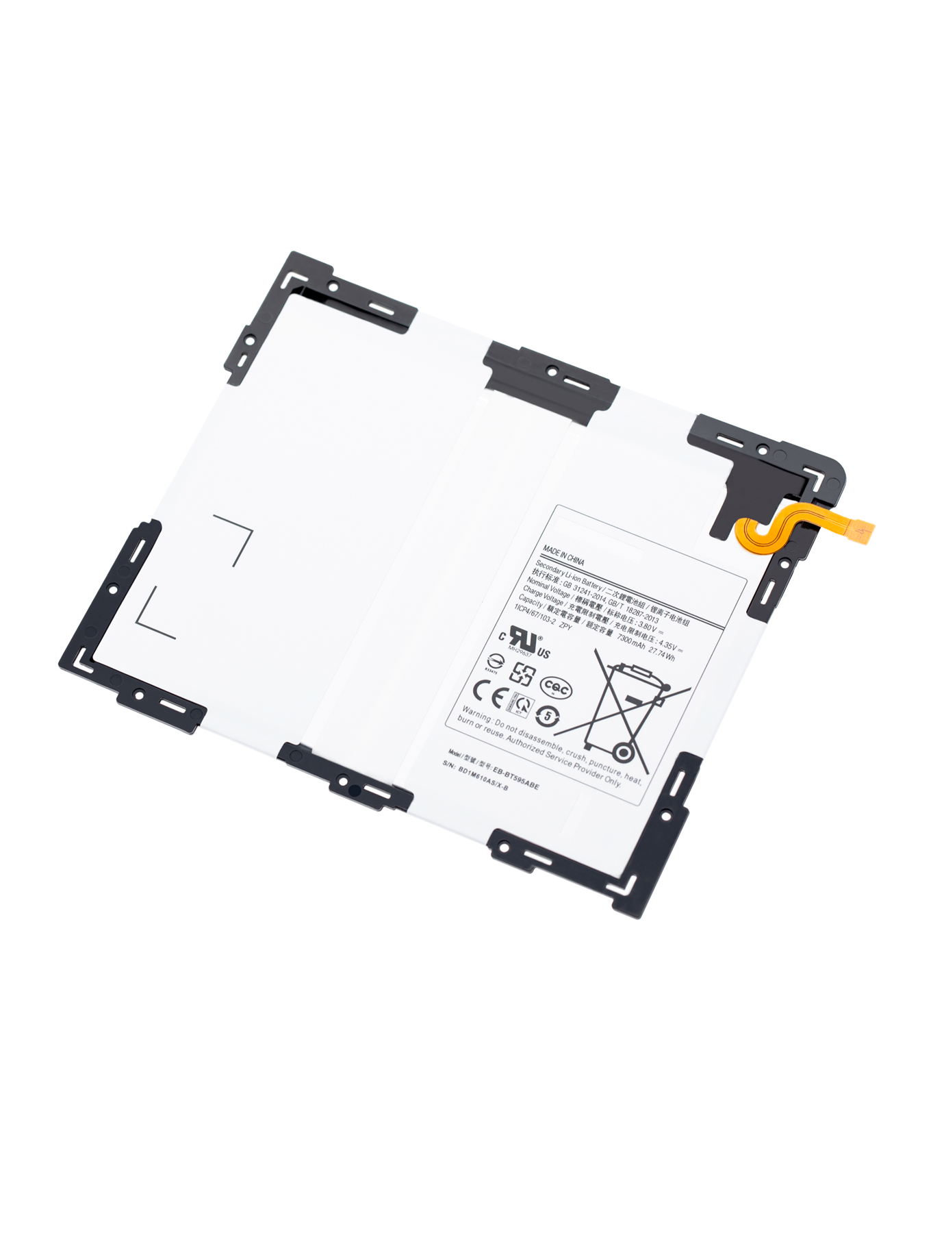 Replacement Battery For Samsung Galaxy Tab A 10.5" (T590 T595 T597) (2018) - Samsung Galaxy Tab A 10.5" (2018) Replacement Parts - SKU 107081016715 - product image 2
