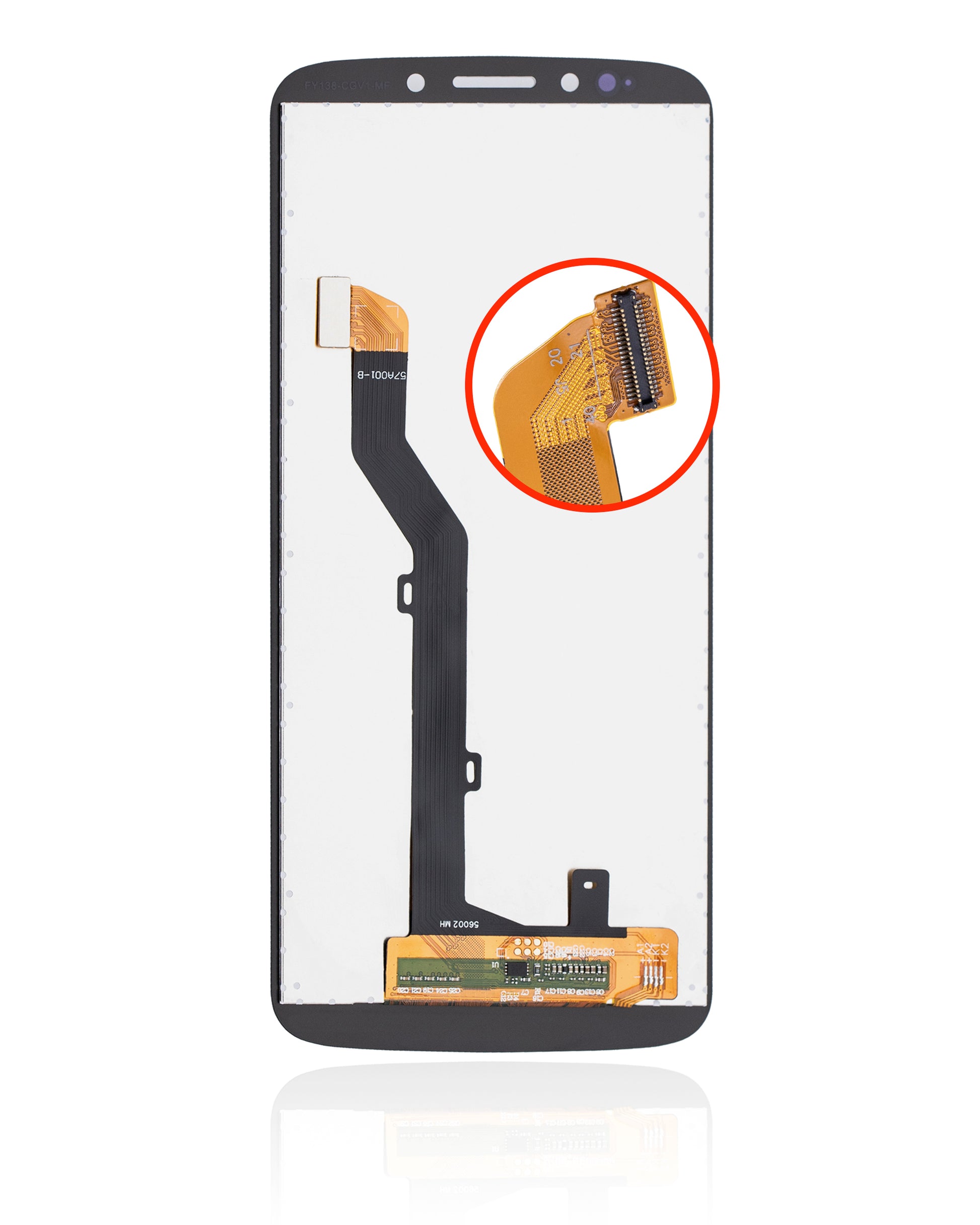 LCD Assembly Without Frame For Motorola Moto G6 Play (XT1922 / 2018) (International Version) (Refurbished) (Black) | compatible mobile phone replacement part | SKU 107081016808 | product image 6