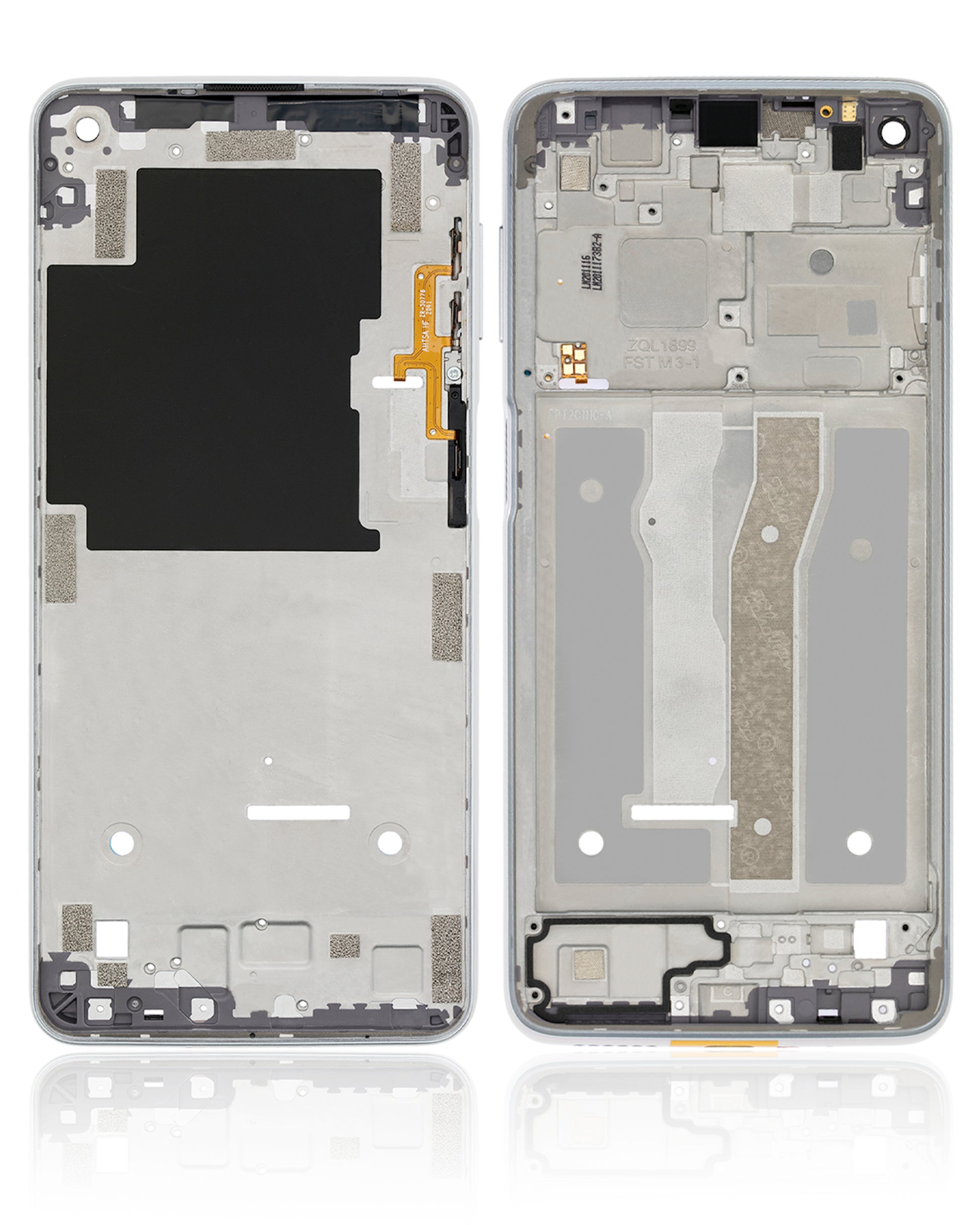 Mid-Frame Housing For Motorola Moto G Power (XT2117 / 2021) (Polar Silver) replacement part for compatible Motorola phone, SKU 107081016851, product image 7