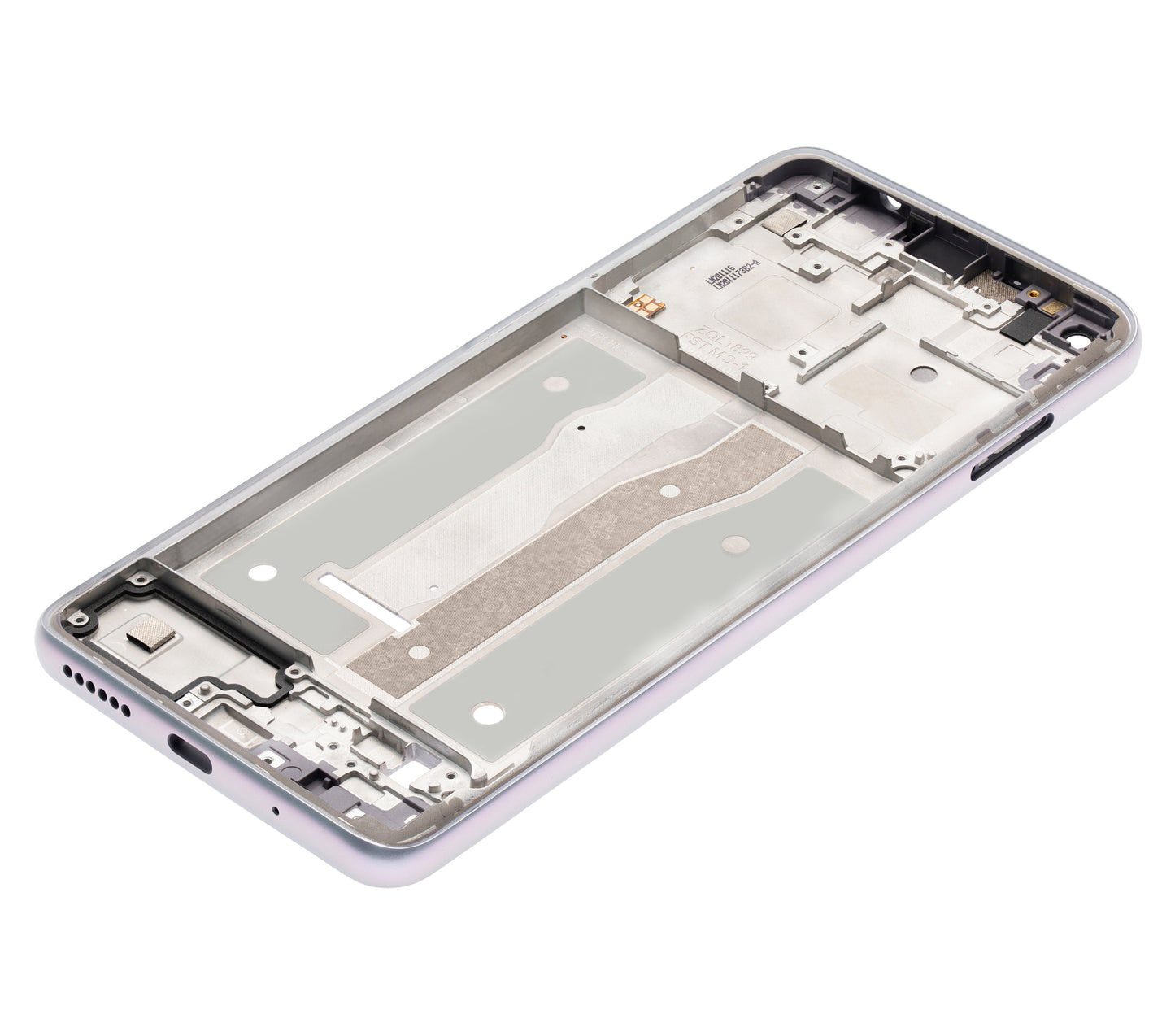 Mid-Frame Housing For Motorola Moto G Power (XT2117 / 2021) (Polar Silver) replacement part for compatible Motorola phone, SKU 107081016851, product image 3