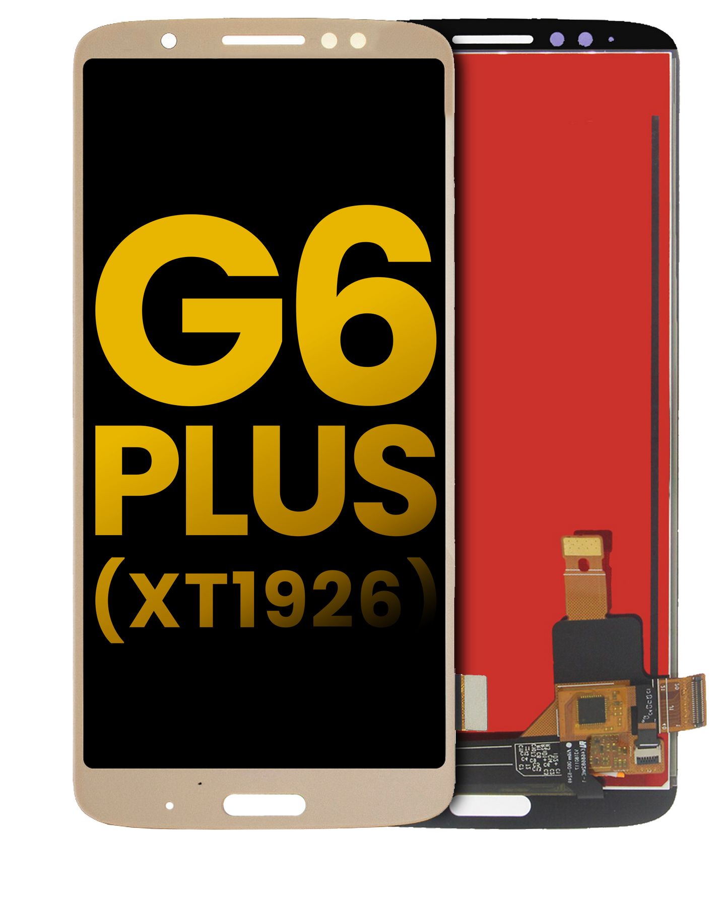 LCD Assembly Without Frame For Motorola Moto G6 Plus (XT1926 / 2018) (Gold) | compatible mobile phone replacement part | SKU 107081016903 | product image 1