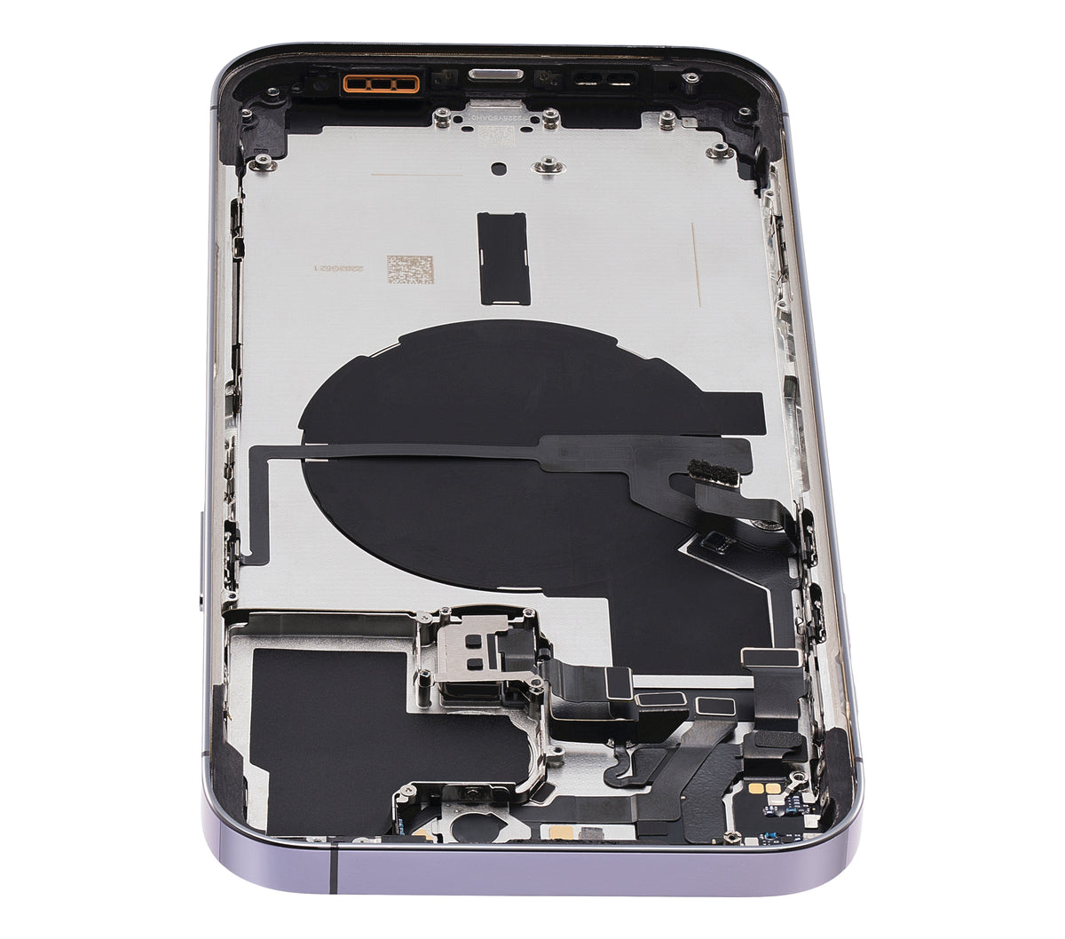 Back Housing W/ Small Parts For iPhone 14 Pro Max (US Version) (Used OEM Pull: Grade A) (Deep Purple)
