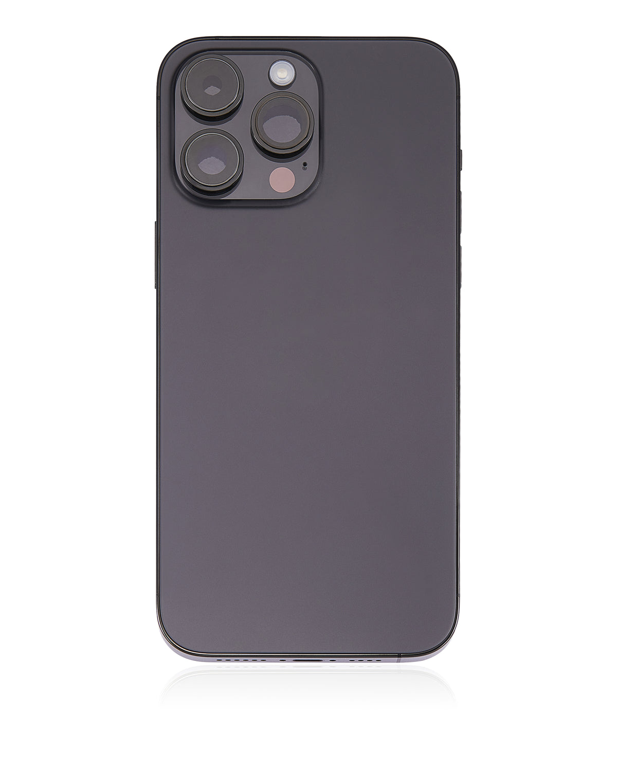 Back Housing W/ Small Parts For iPhone 14 Pro Max (US Version) (Used OEM Pull: Grade A) (Space Black)