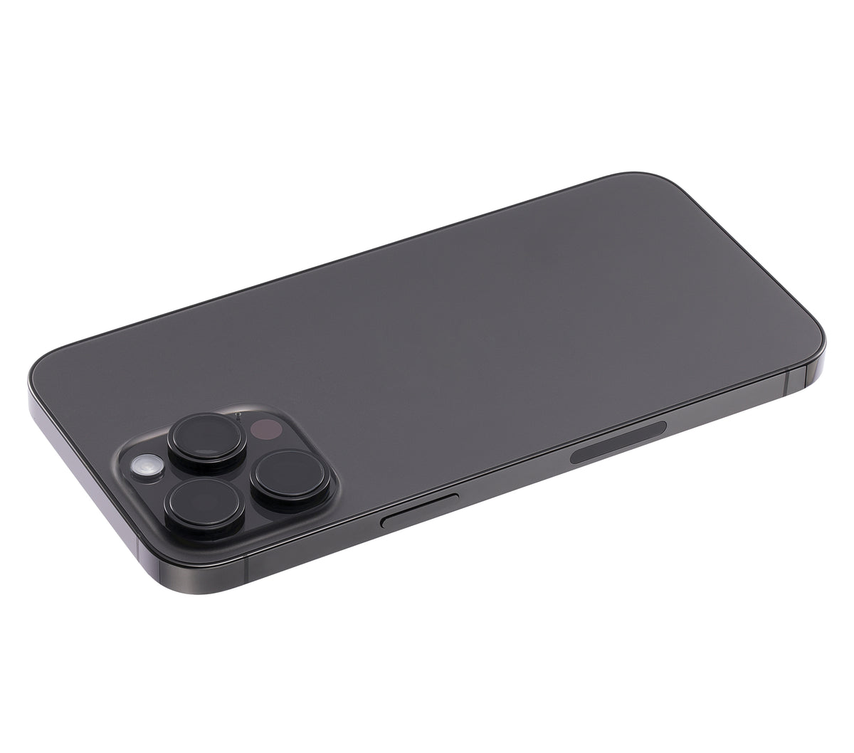Back Housing W/ Small Parts For iPhone 14 Pro Max (US Version) (Used OEM Pull: Grade A) (Space Black)