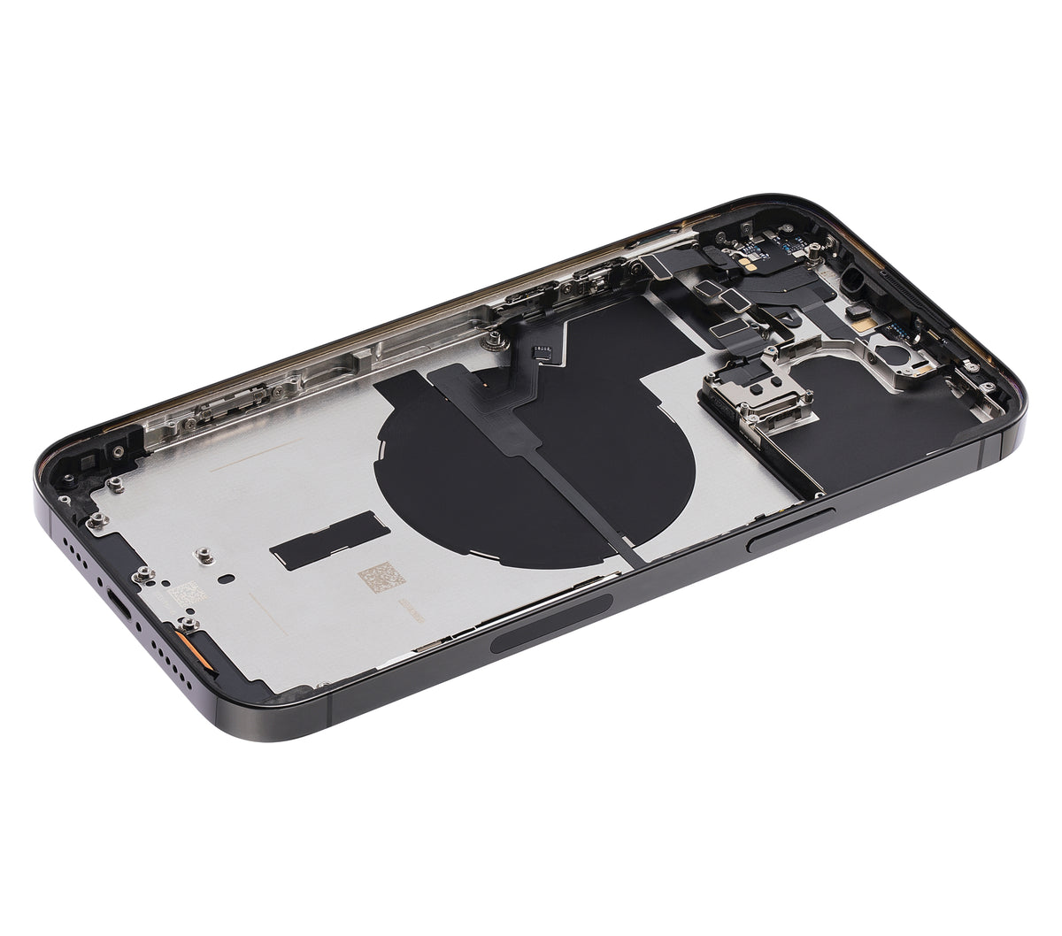 Back Housing W/ Small Parts For iPhone 14 Pro Max (US Version) (Used OEM Pull: Grade A) (Space Black)