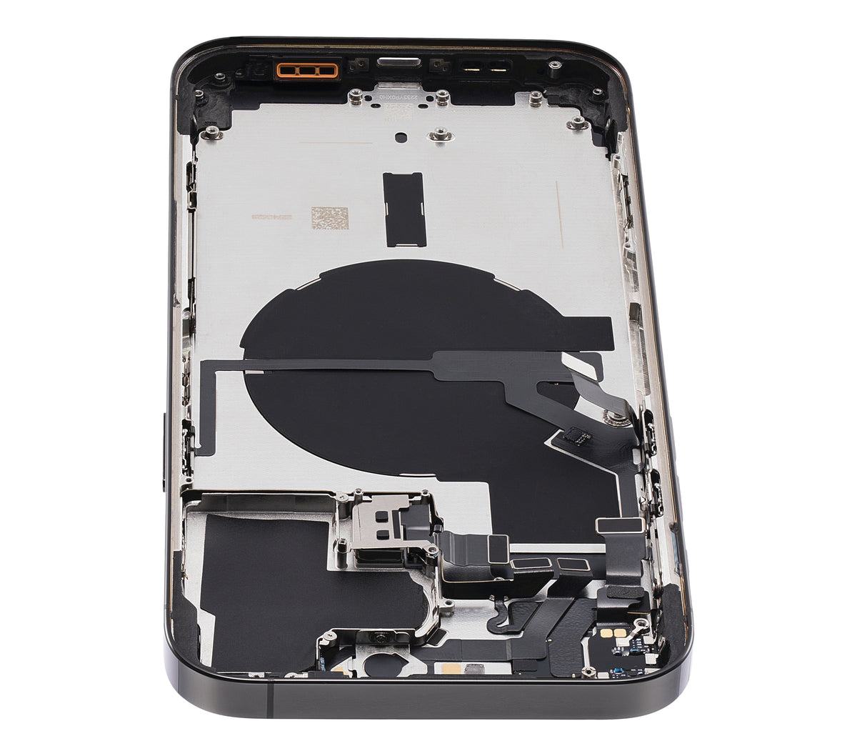 Back Housing W/ Small Parts For iPhone 14 Pro Max (US Version) (Used OEM Pull: Grade A) (Space Black)