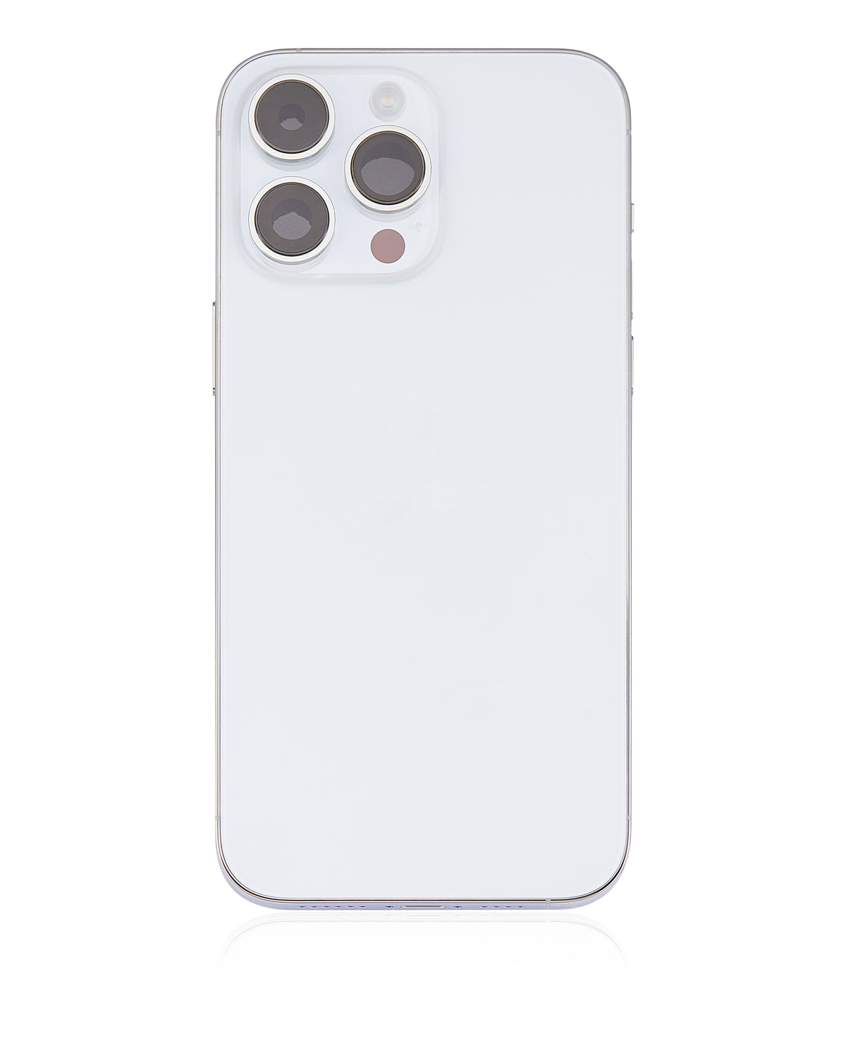 Back Housing W/ Small Parts For iPhone 14 Pro Max (US Version) (Used OEM Pull: Grade A) (Silver)