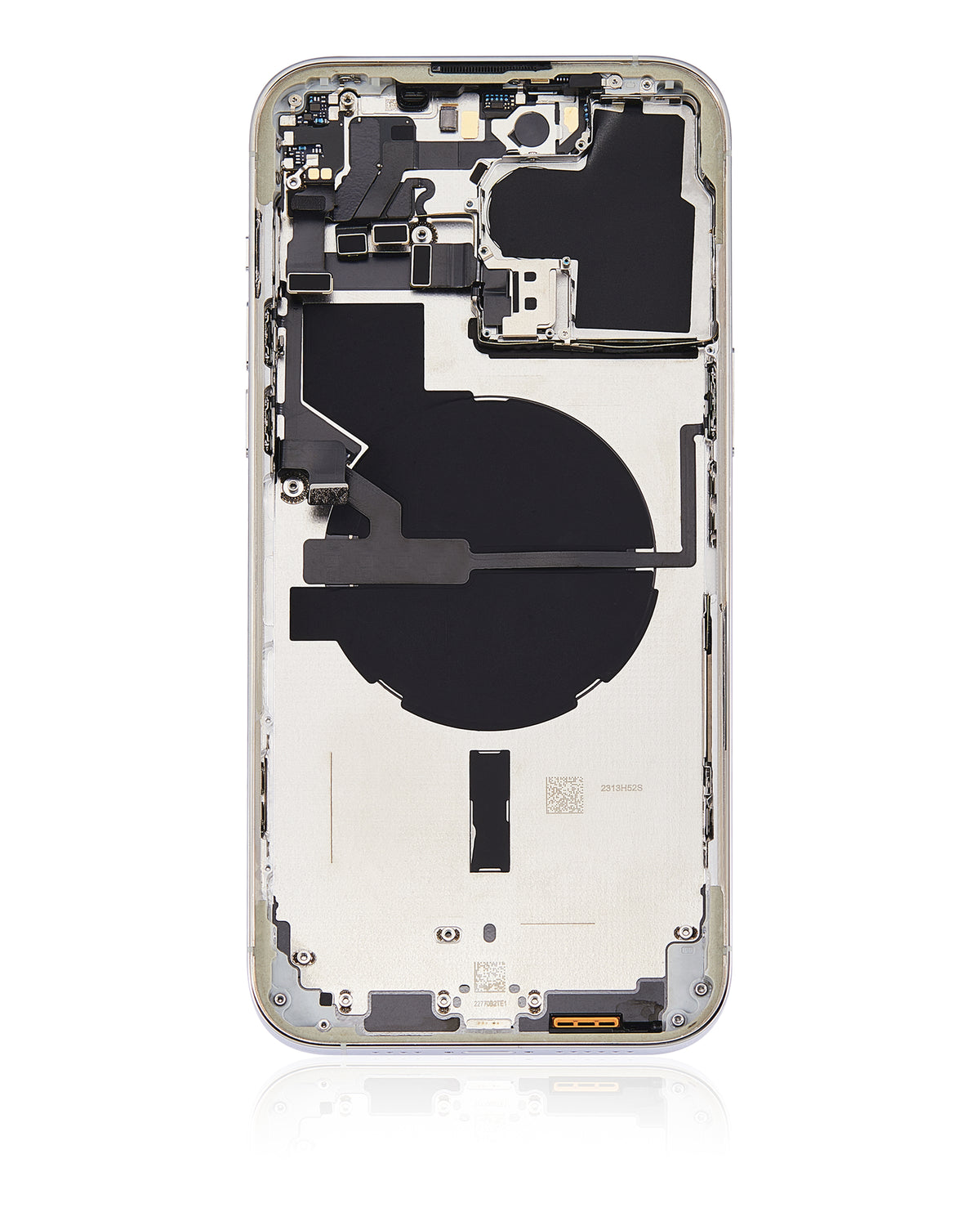 Back Housing W/ Small Parts For iPhone 14 Pro Max (US Version) (Used OEM Pull: Grade A) (Silver)