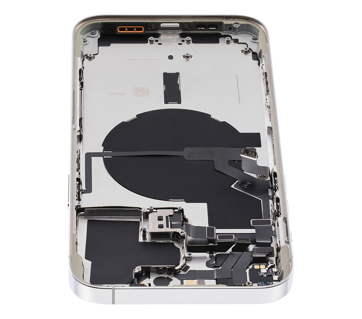 Back Housing W/ Small Parts For iPhone 14 Pro Max (US Version) (Used OEM Pull: Grade A) (Silver)