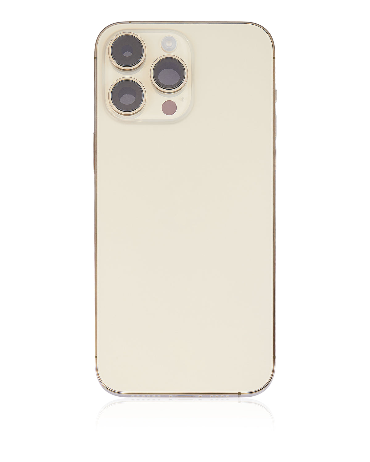 Back Housing W/ Small Parts For iPhone 14 Pro Max (US Version) (Used OEM Pull: Grade A) (Gold)