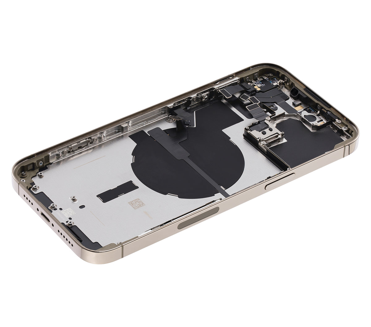 Back Housing W/ Small Parts For iPhone 14 Pro Max (US Version) (Used OEM Pull: Grade A) (Gold)