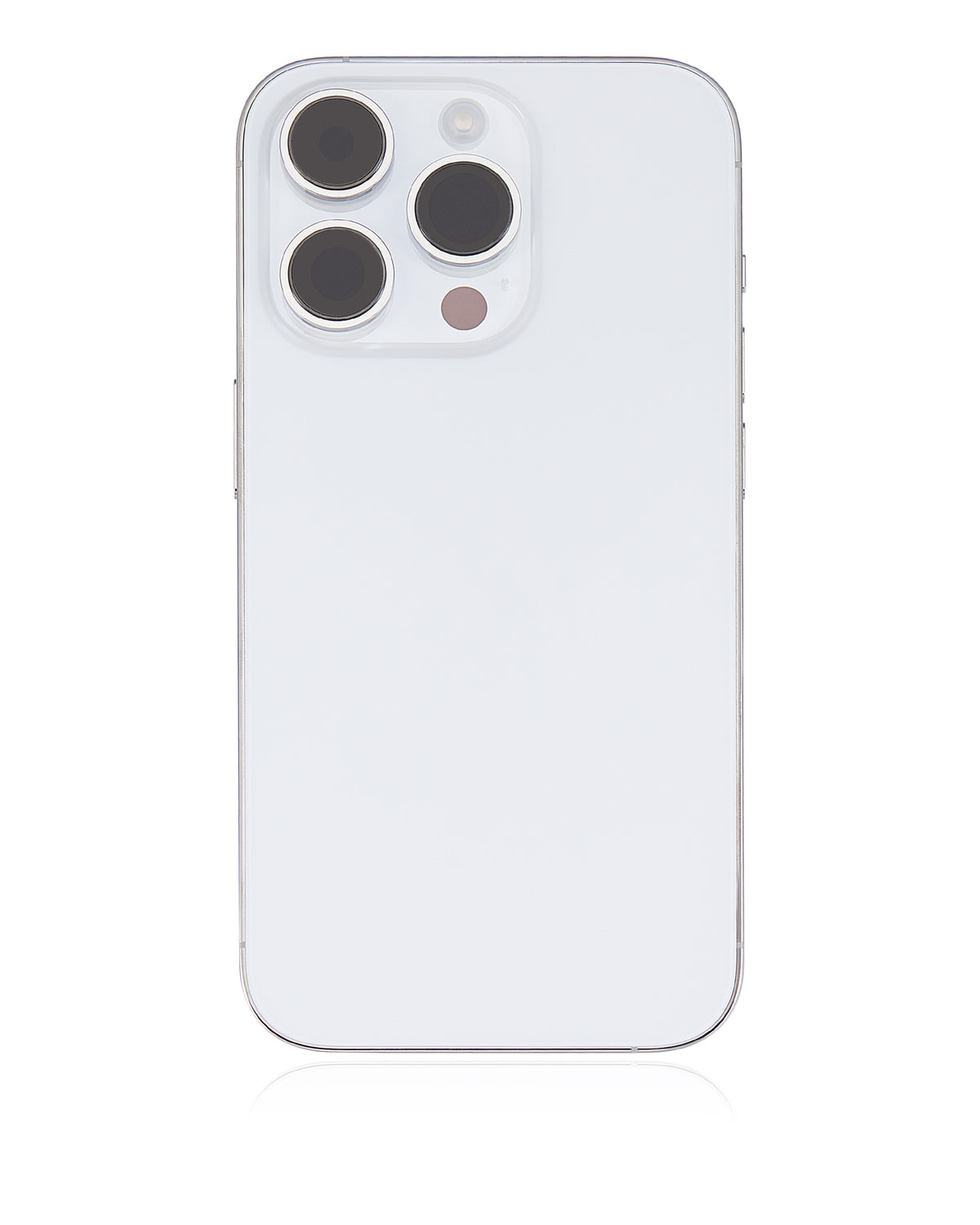 Back Housing W/ Small Parts For iPhone 14 Pro (US Version) (Used OEM Pull: Grade A) (Silver)
