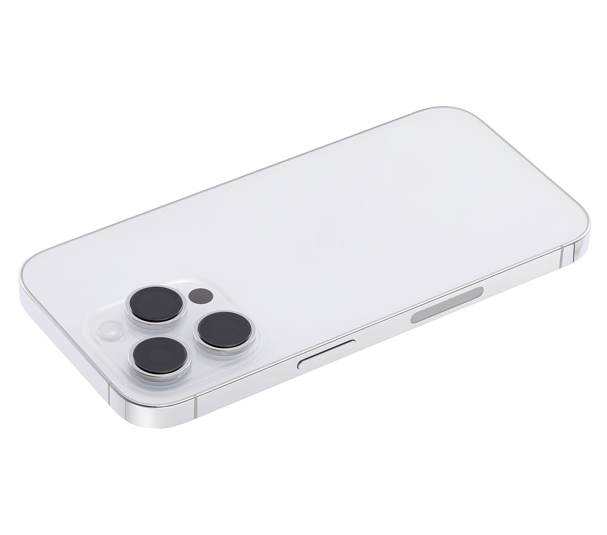 Back Housing W/ Small Parts For iPhone 14 Pro (US Version) (Used OEM Pull: Grade A) (Silver)