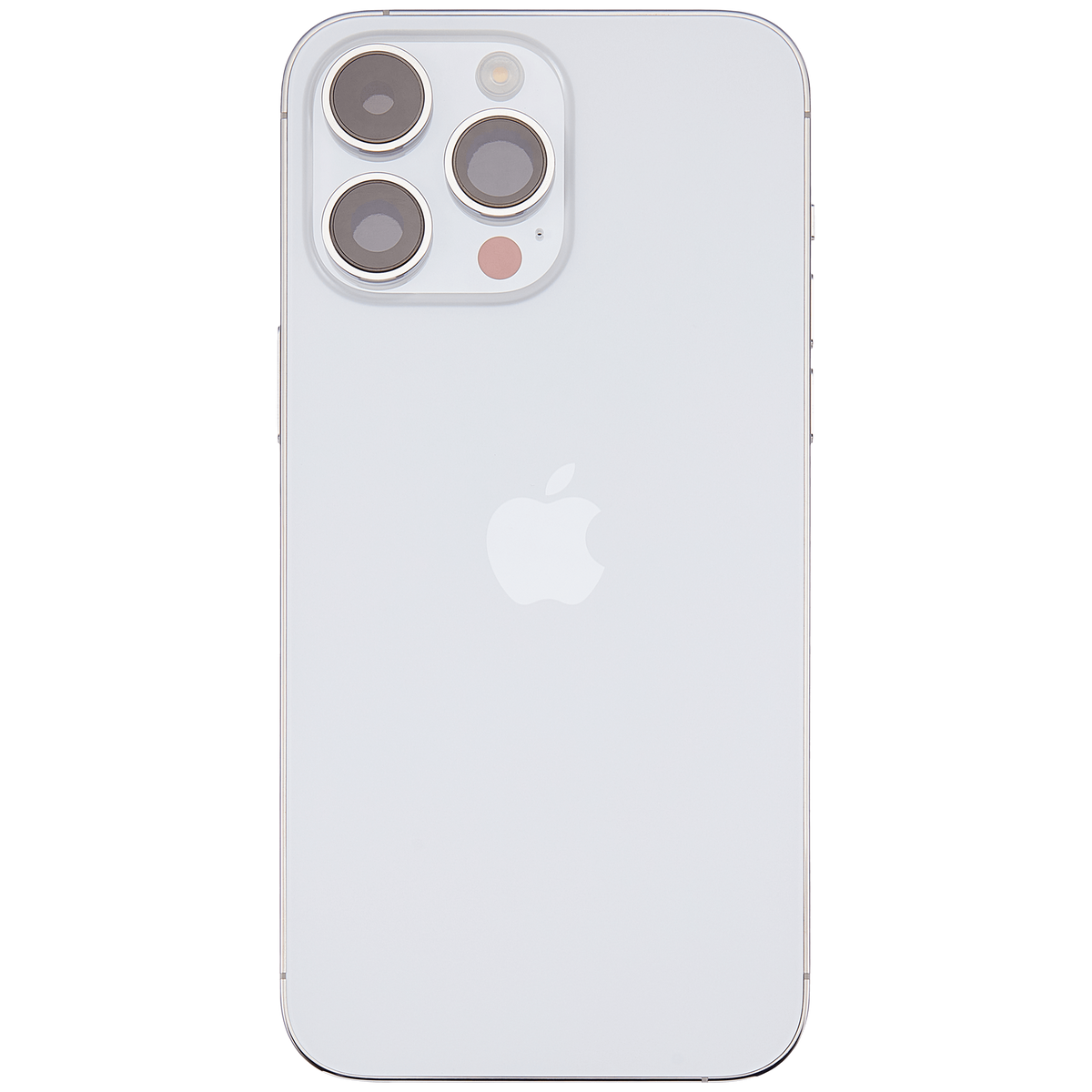 Back Housing W/ Small Parts For iPhone 14 Pro Max (EU / Global Version) (Used OEM Pull: Grade A) (Silver)