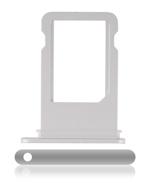 Sim Card Tray For iPhone 7 Plus (Service Pack) (Silver)