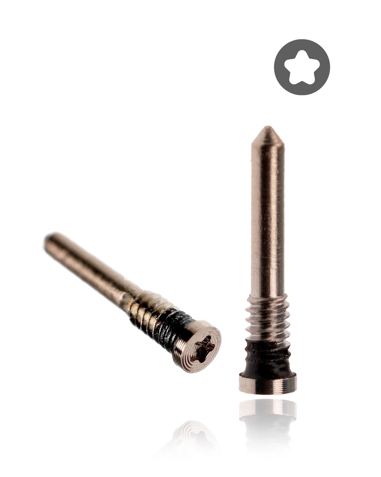 Pentalobe Screws For iPhone X - 12 Pro Max (10 Pack) (Gold)