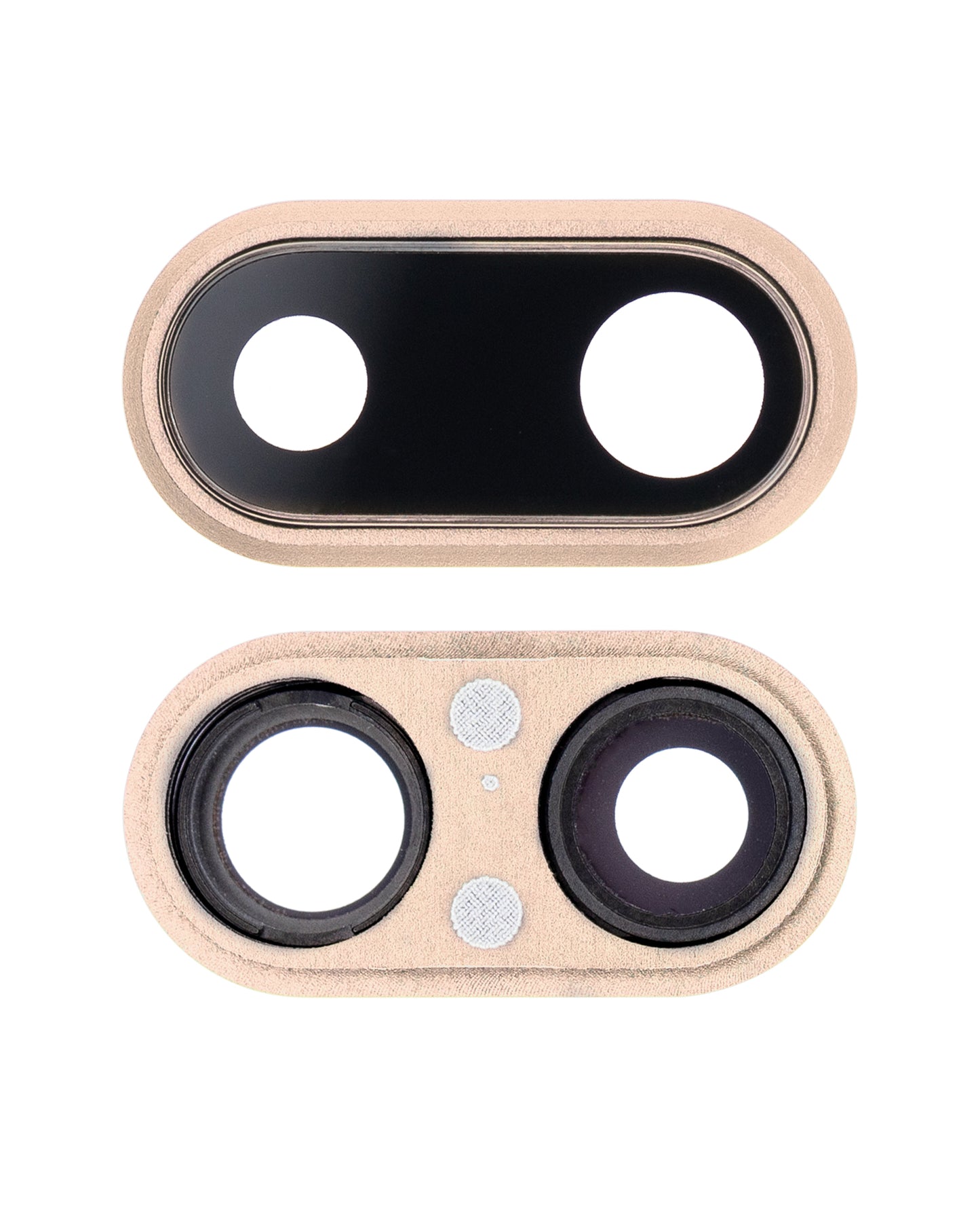 Back Camera Lens With Bracket & Bezel For iPhone 8 Plus (Aftermarket Plus) (Gold) (10 Pack)