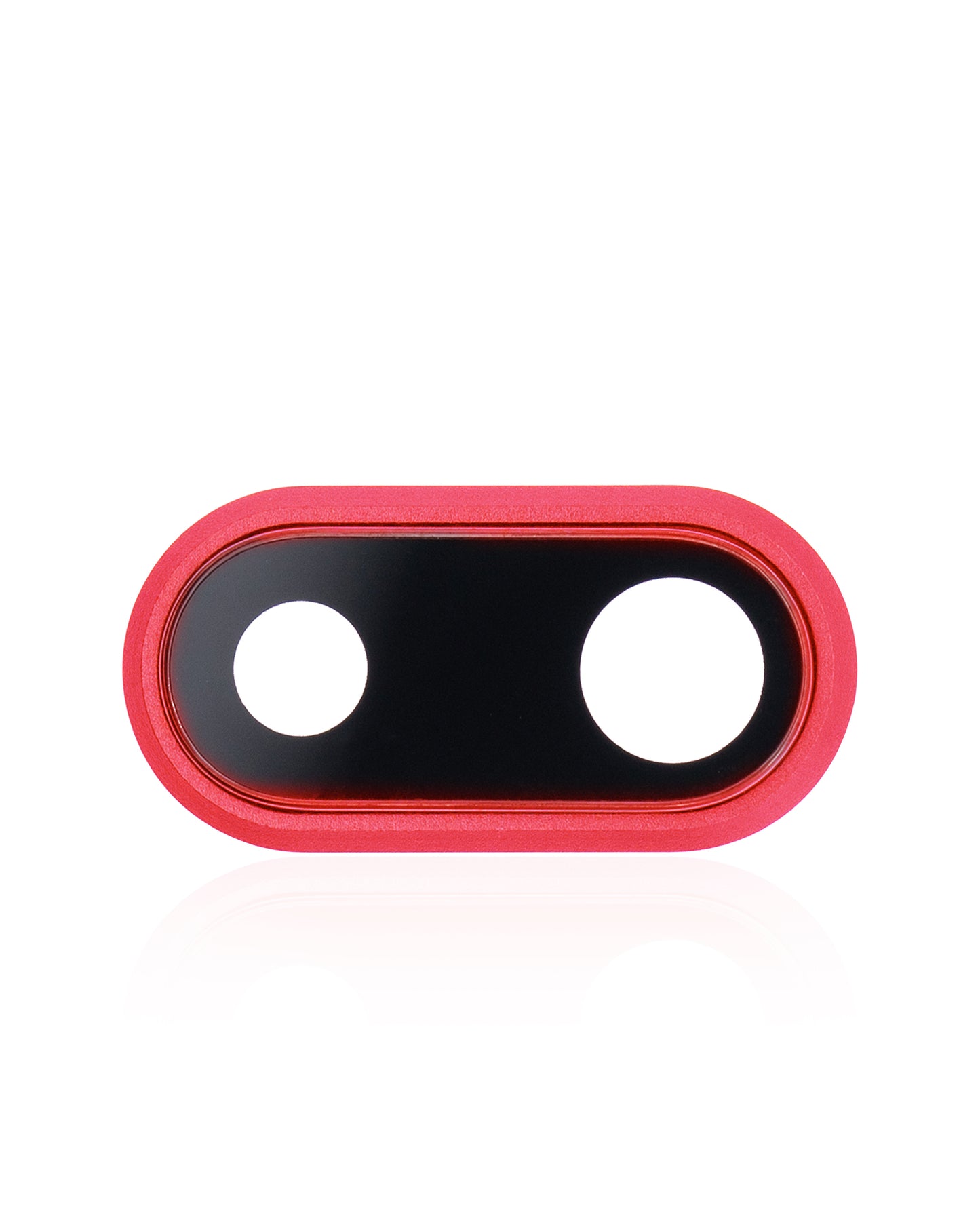 Back Camera Lens With Bracket & Bezel For iPhone 8 Plus (Red) (10 Pack)