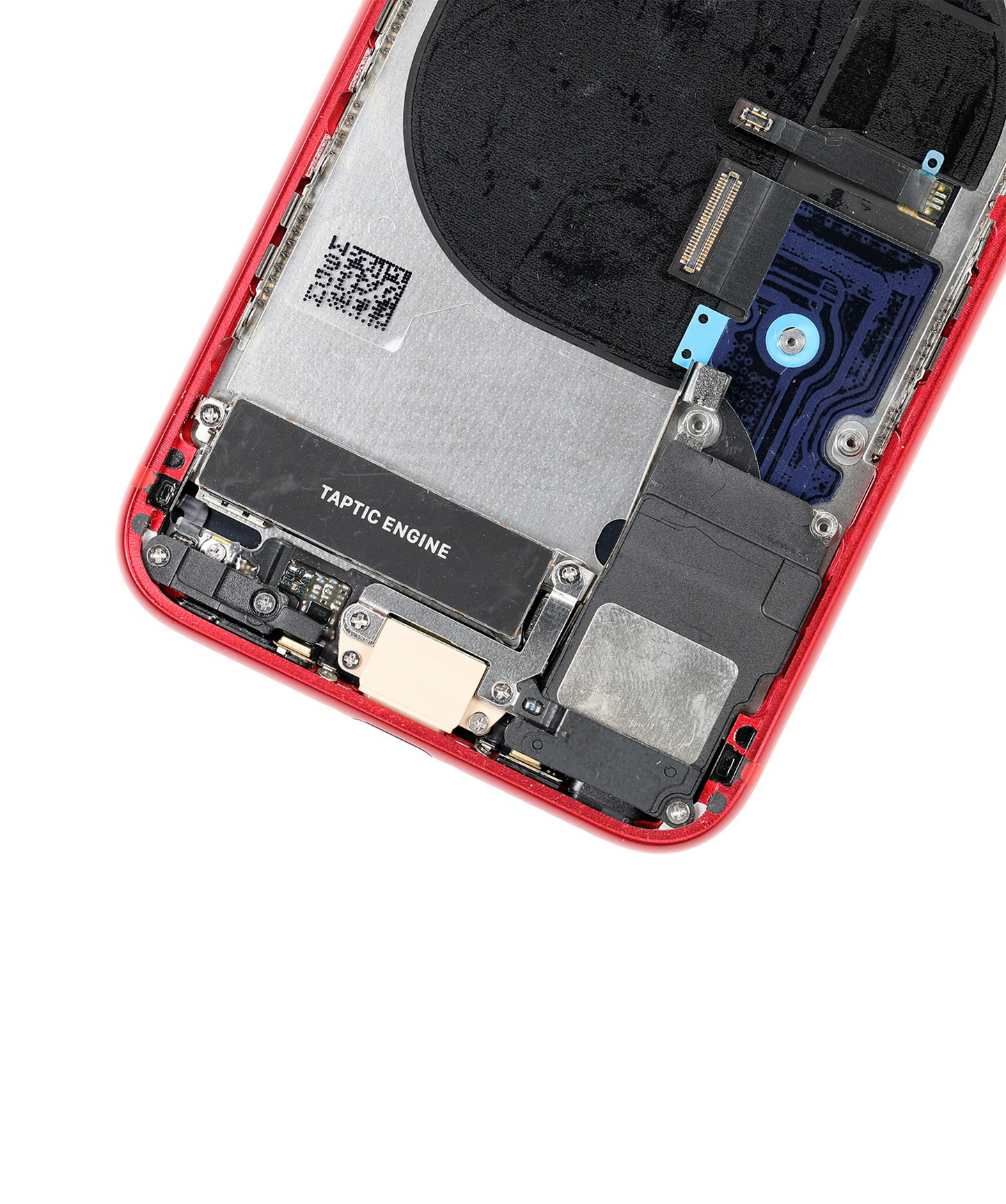 Back Housing W/ Small Components Pre-Installed For iPhone 8 (No Logo) (Aftermarket Plus) (Red)