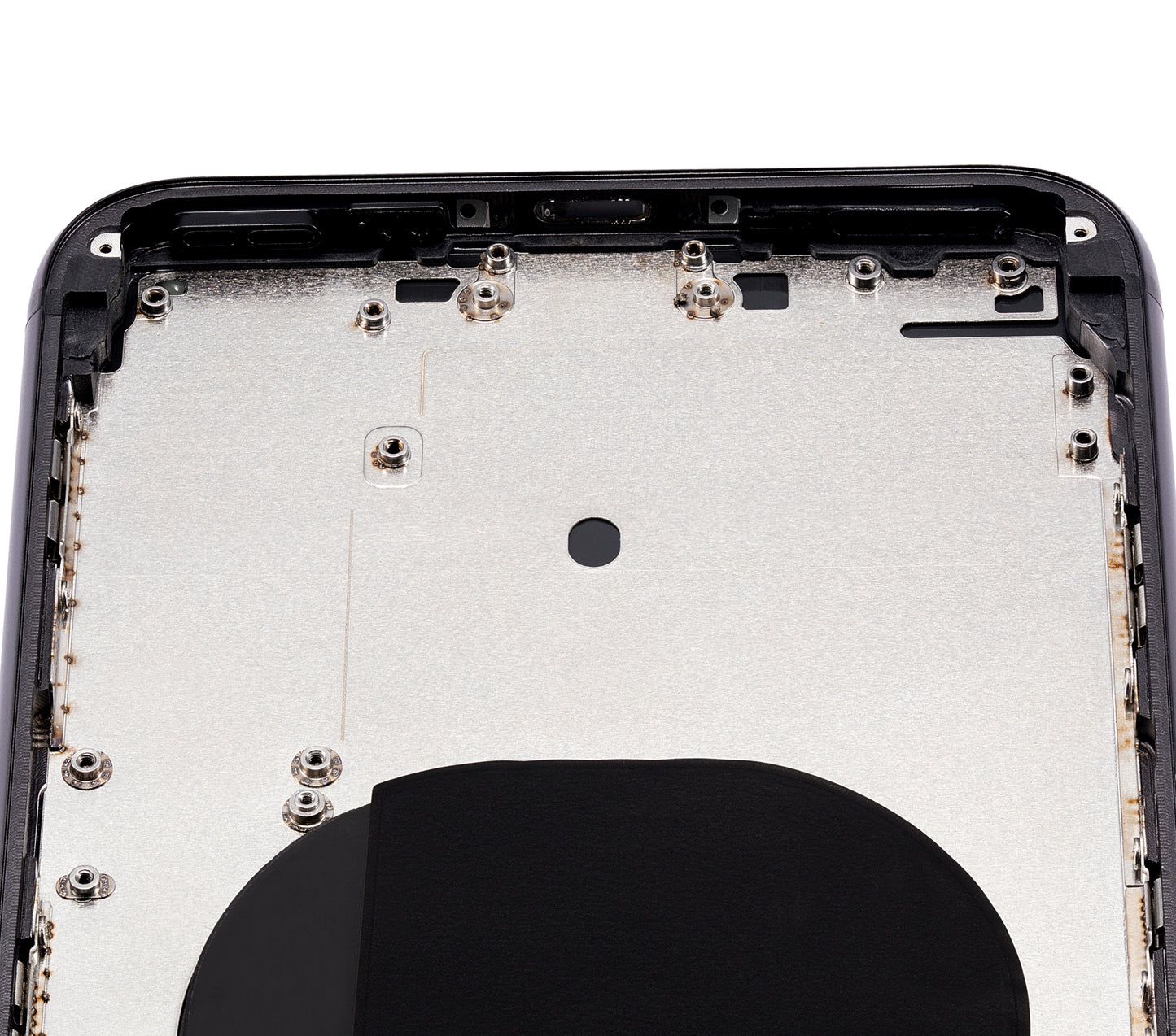 Back Housing W/ Small Components Pre-Installed For iPhone 8 Plus (No Logo) (Aftermarket Plus) (Space Gray)