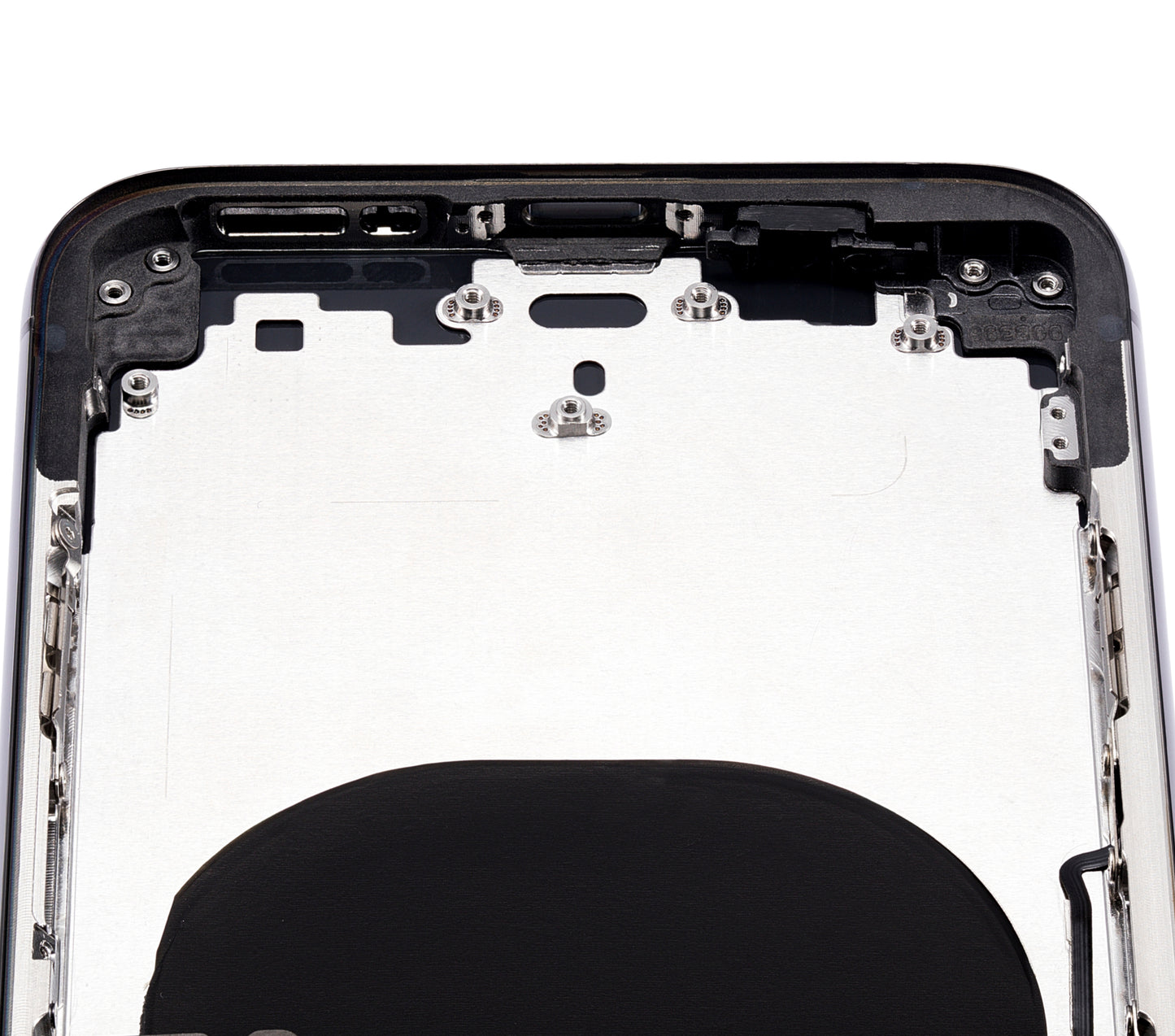 Back Housing W/ Small Components Pre-Installed For iPhone XS (No Logo) (Aftermarket Plus) (Space Gray)