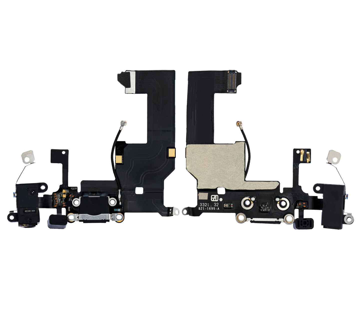 Charging Port Flex Cable For iPhone 5 (Space Gray)