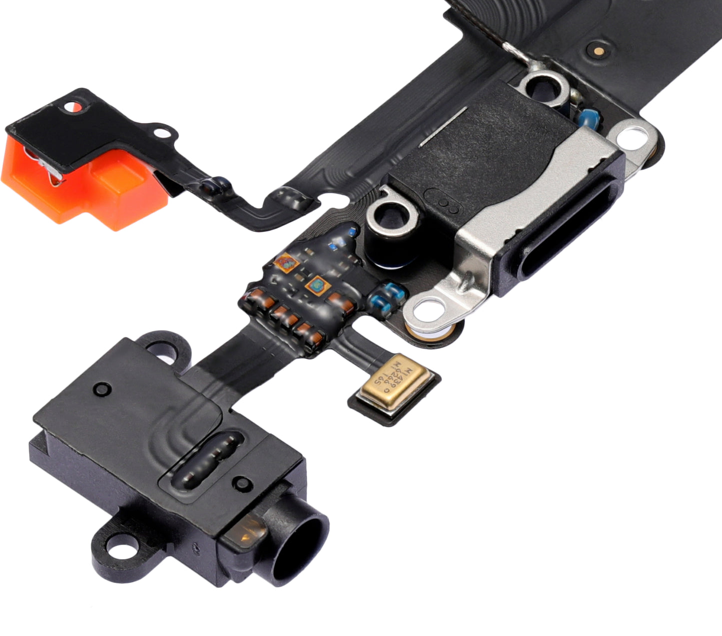 Charging Port Flex Cable For iPhone 5C (Black)