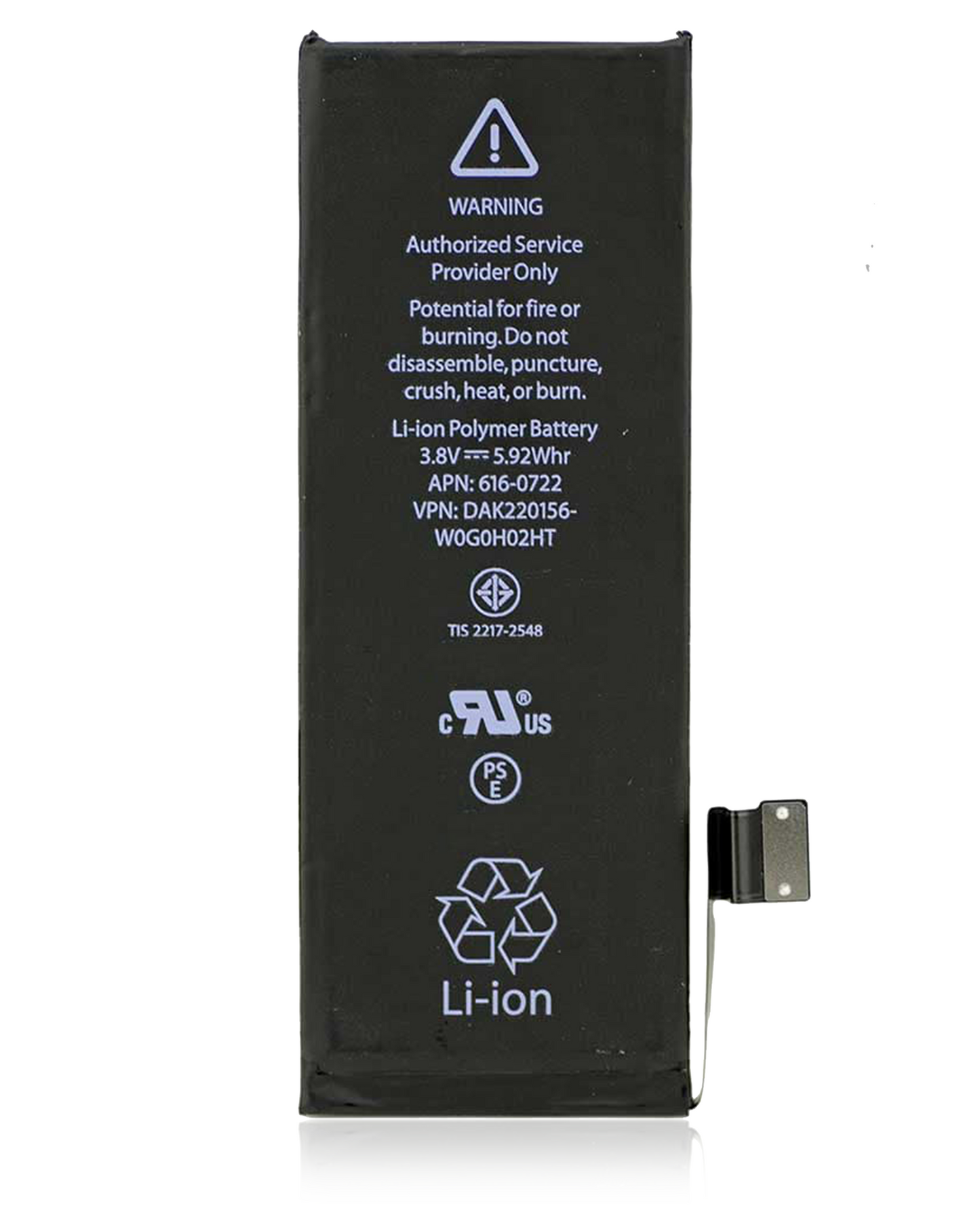 Replacement Battery For iPhone 5S (Service Pack)
