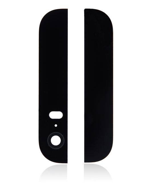 Back Glass (Up + Down) For IPhone 5S (Black)