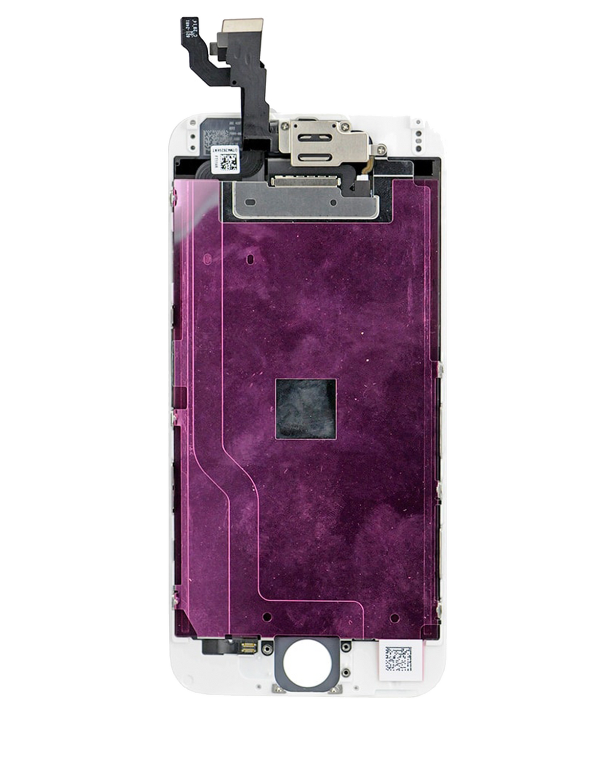 Complete LCD Assembly For iPhone 6 (With Front Camera: Prox Sensor & Ear Speaker) (Aftermarket Plus Quality: XO6) (White)