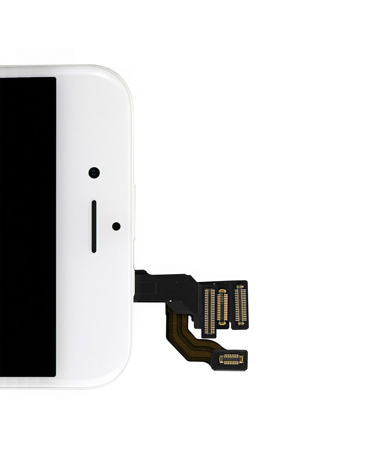 Complete LCD Assembly For iPhone 6 (With Front Camera: Prox Sensor & Ear Speaker) (Aftermarket Plus Quality: XO6) (White)