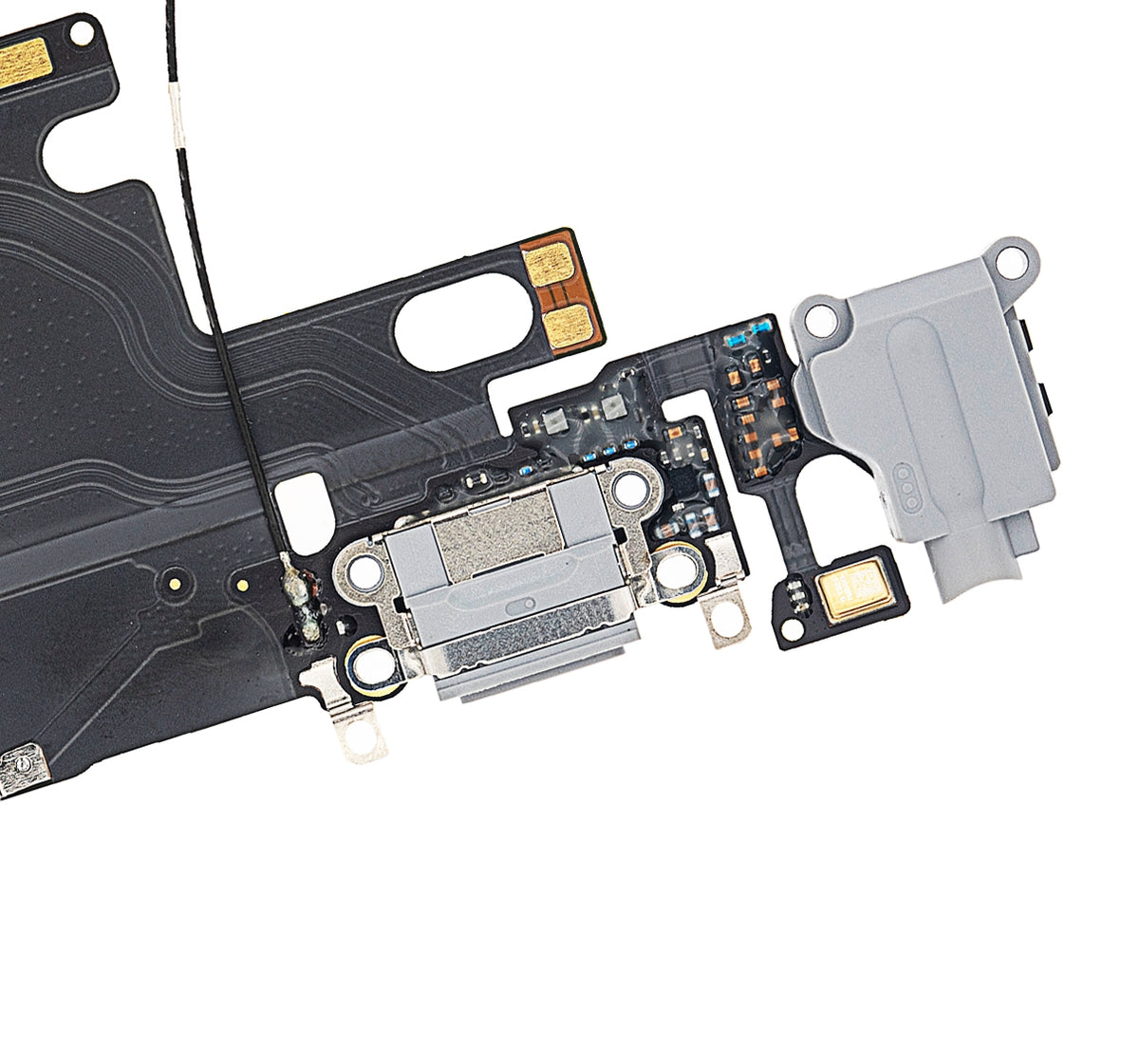 Charging Port Flex Cable For iPhone 6 (Premium) (Space Gray)