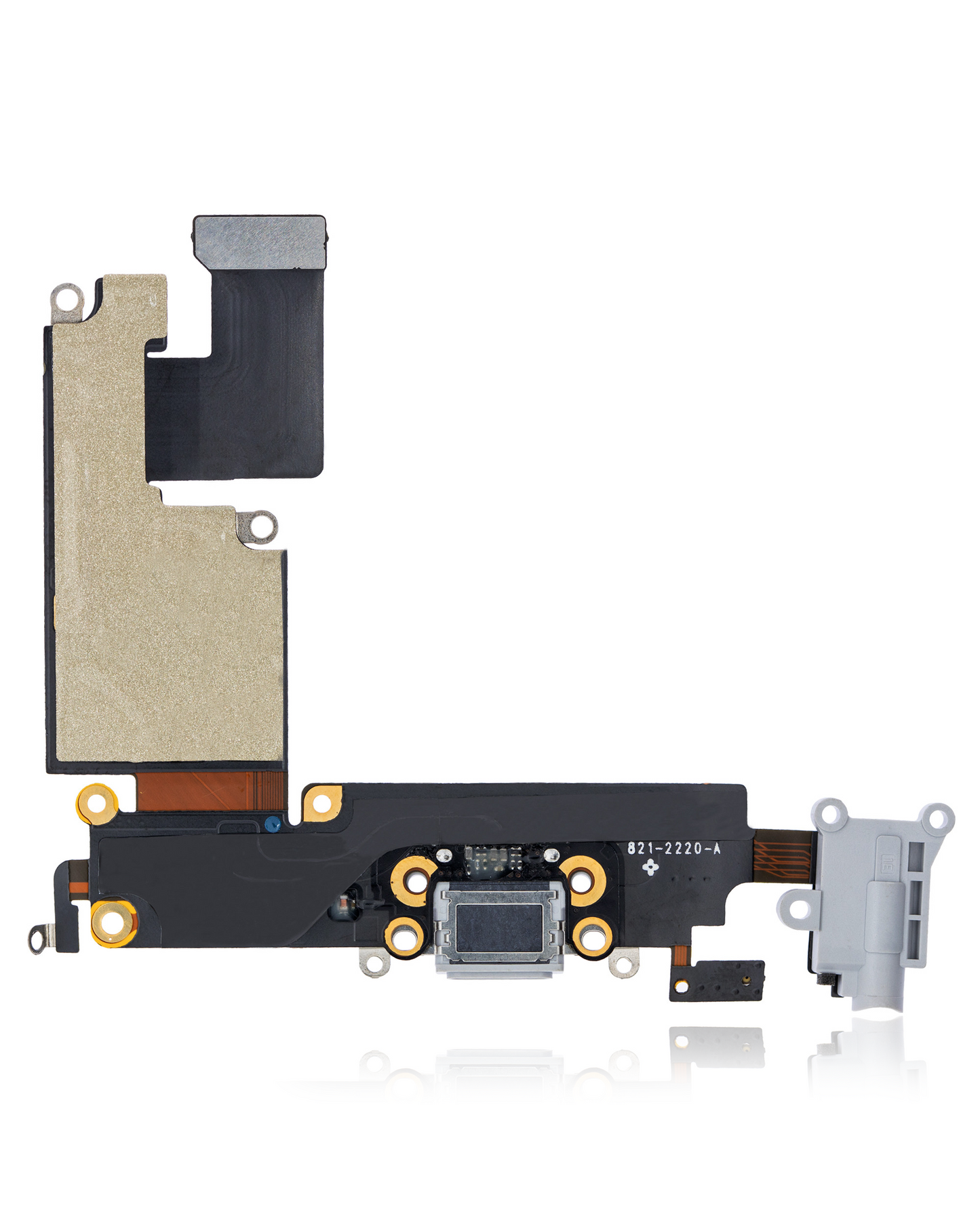 Charging Port Flex Cable For iPhone 6 Plus (Aftermarket) (Silver)