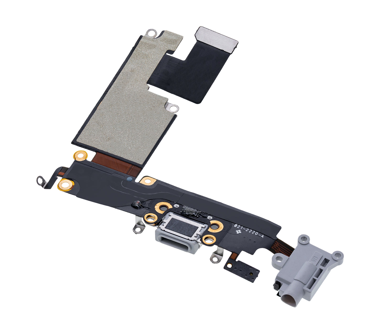 Charging Port Flex Cable For iPhone 6 Plus (Aftermarket) (Silver)