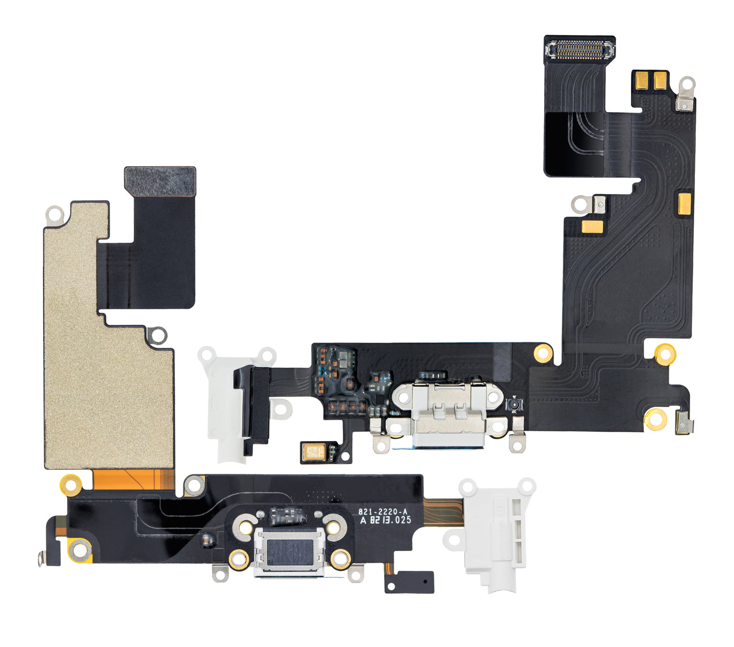 Charging Port Flex Cable For iPhone 6 Plus (Premium) (Gold)