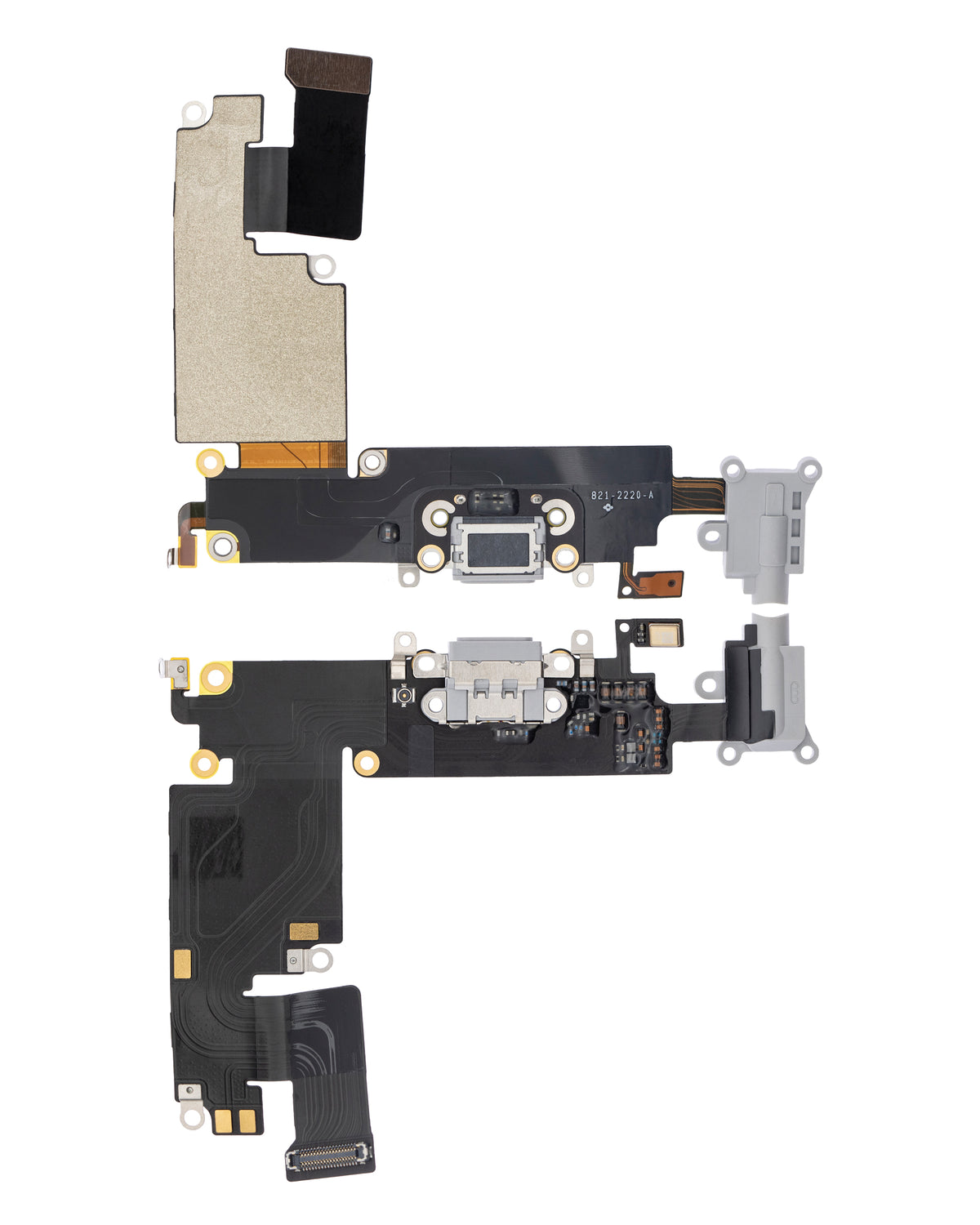 Charging Port Flex Cable For iPhone 6 Plus (Premium) (Silver)