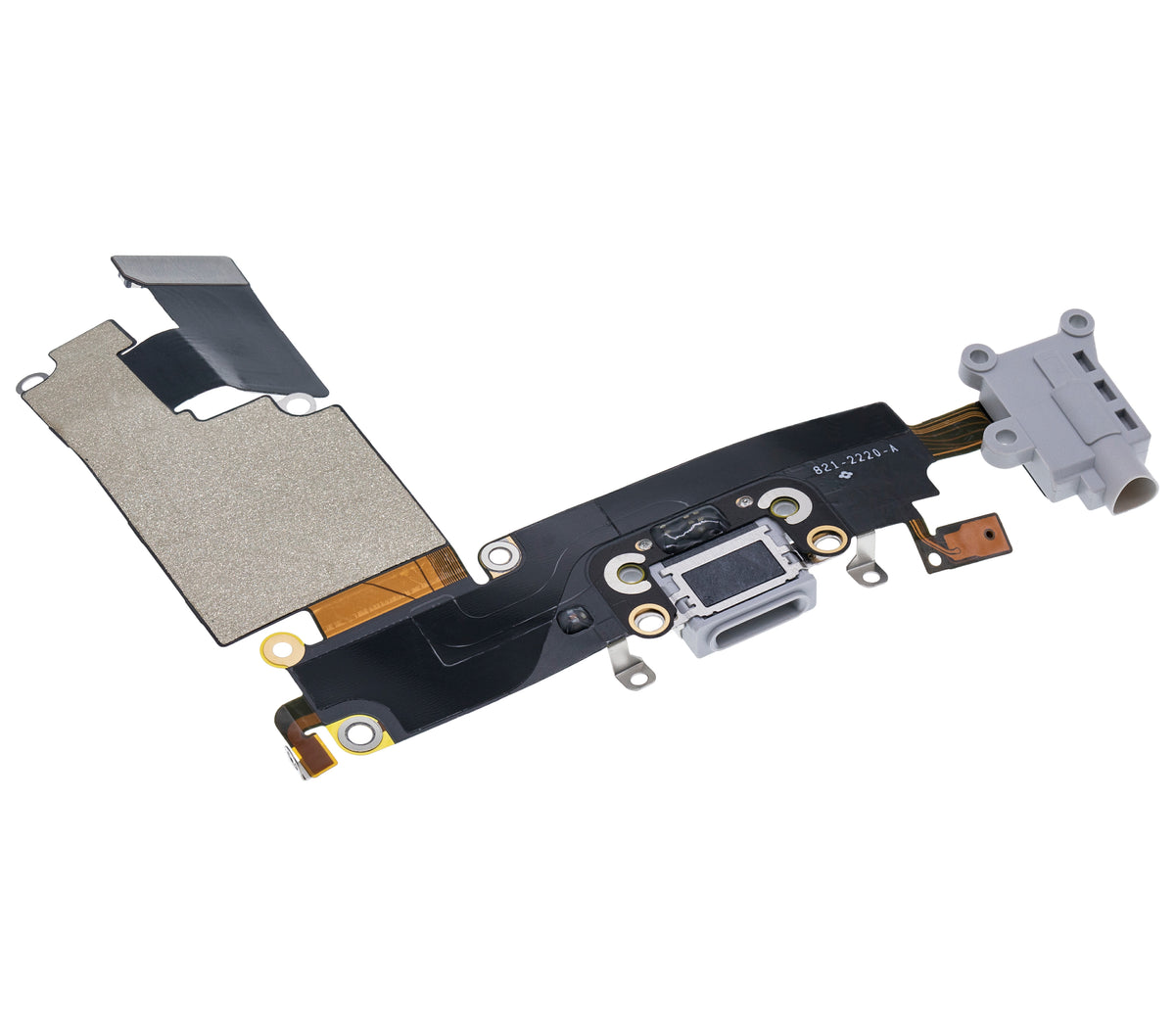 Charging Port Flex Cable For iPhone 6 Plus (Premium) (Silver)