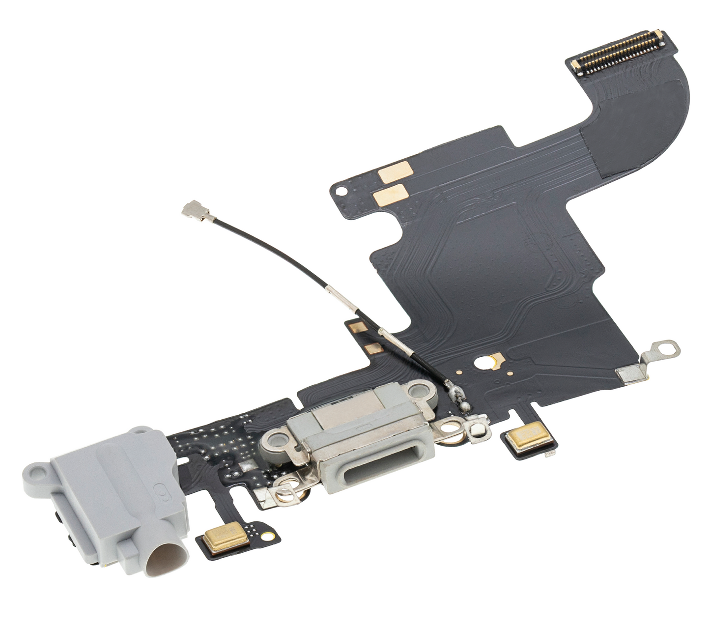 Charging Port Flex Cable For iPhone 6S (Aftermarket) (Silver)