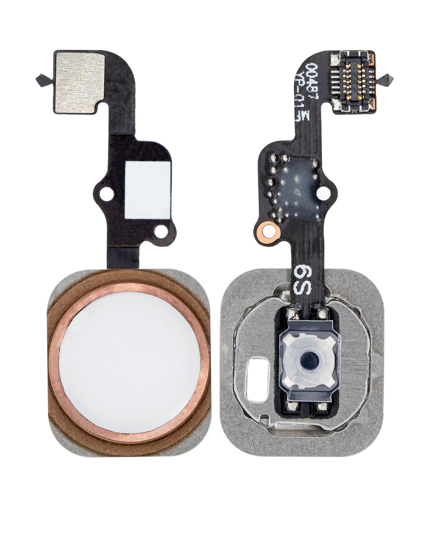 Home Button With Flex For iPhone 6S / 6S Plus (Rose Gold)