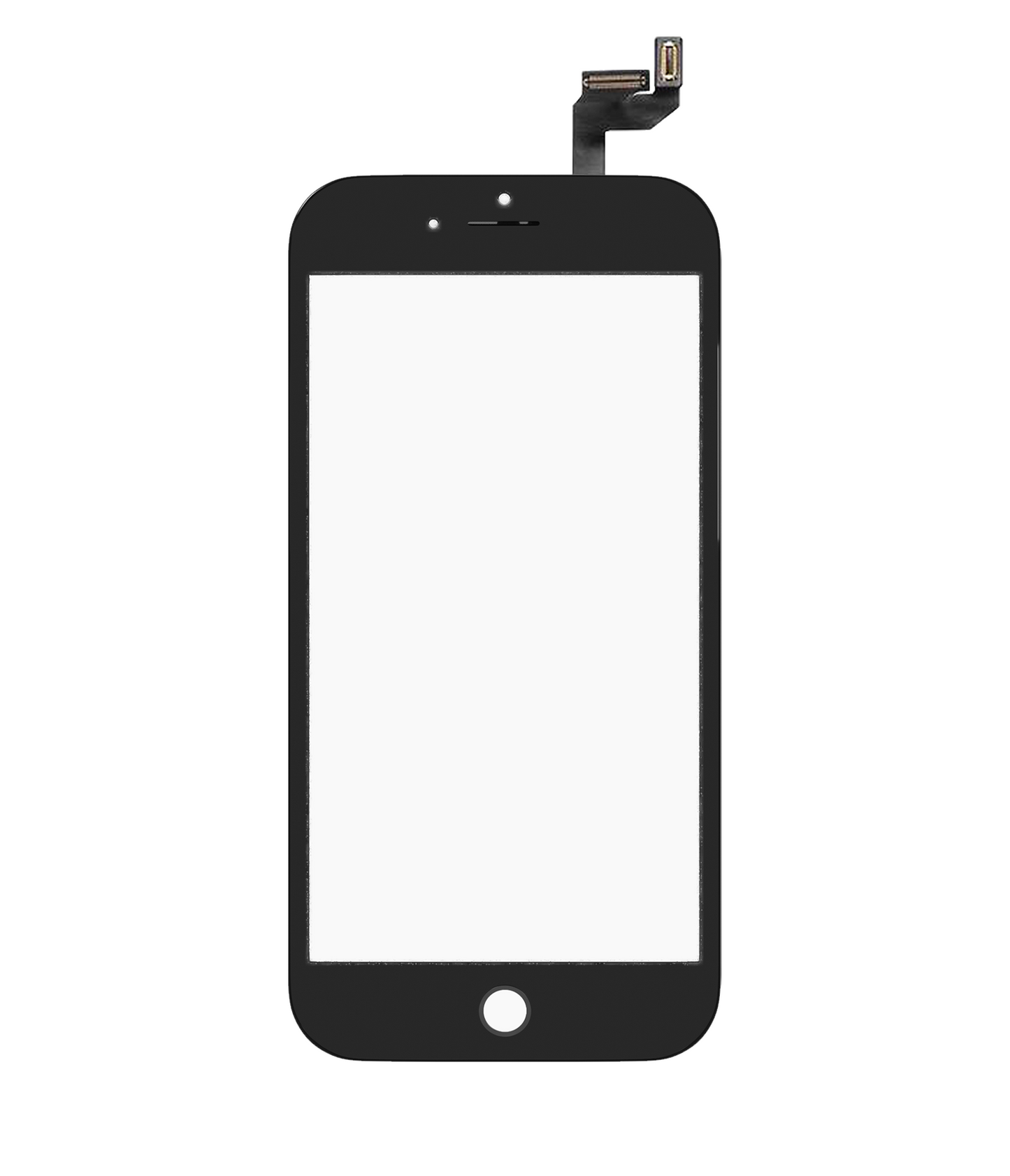 3 in 1 (Front Glass + Frame + OCA Pre-Installed) For iPhone 6S (2 Pack) (Black)